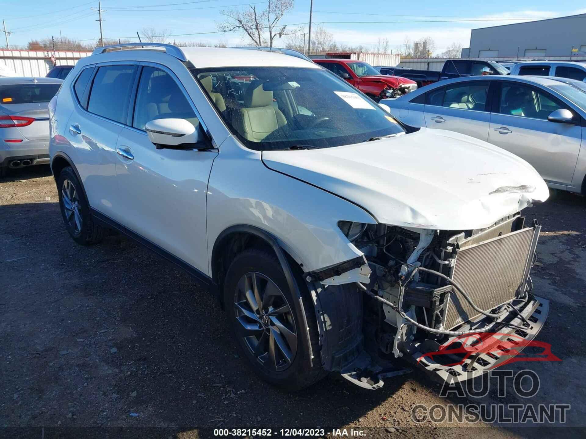 NISSAN ROGUE 2016 - KNMAT2MT3GP689528