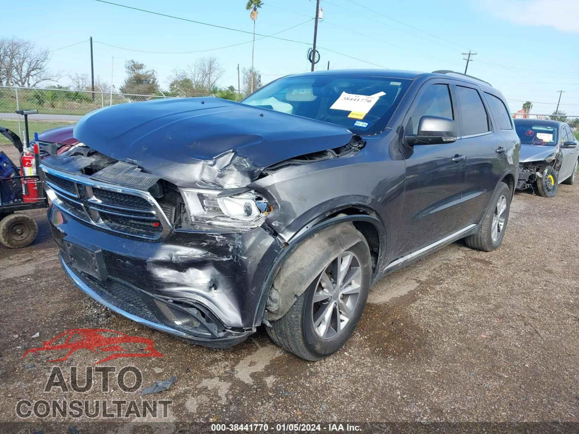 DODGE DURANGO 2016 - 1C4RDHDG4GC467075