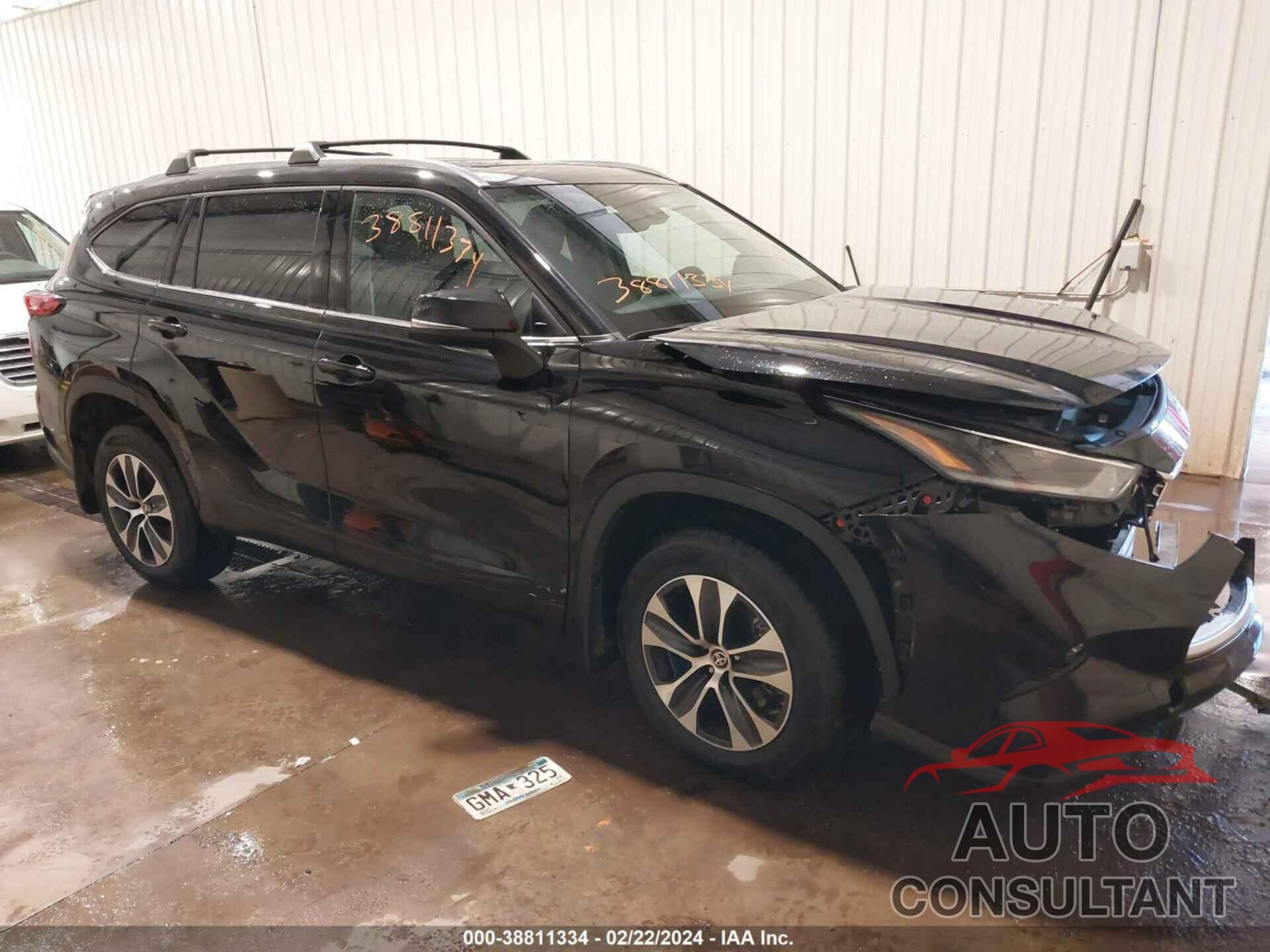 TOYOTA HIGHLANDER 2021 - 5TDGZRBH2MS155387