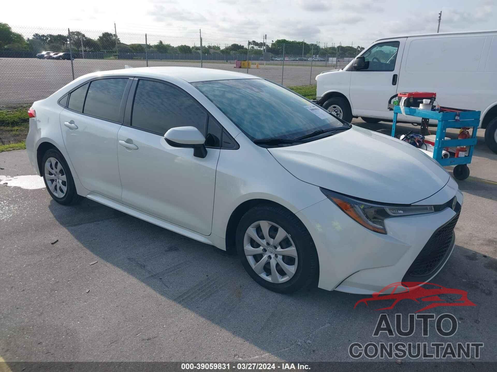 TOYOTA COROLLA 2020 - JTDEPRAE2LJ081386