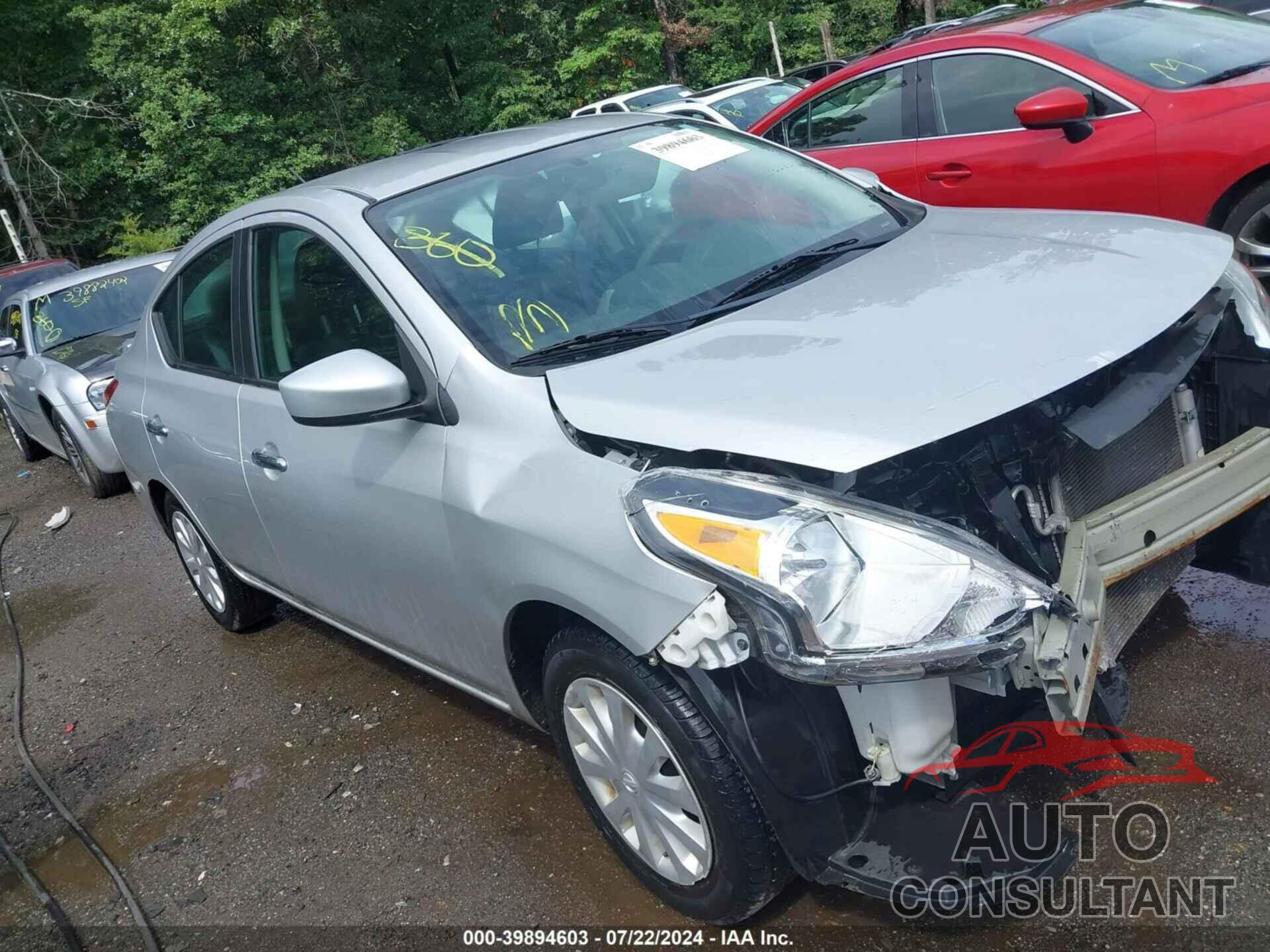 NISSAN VERSA 2018 - 3N1CN7AP5JL876508