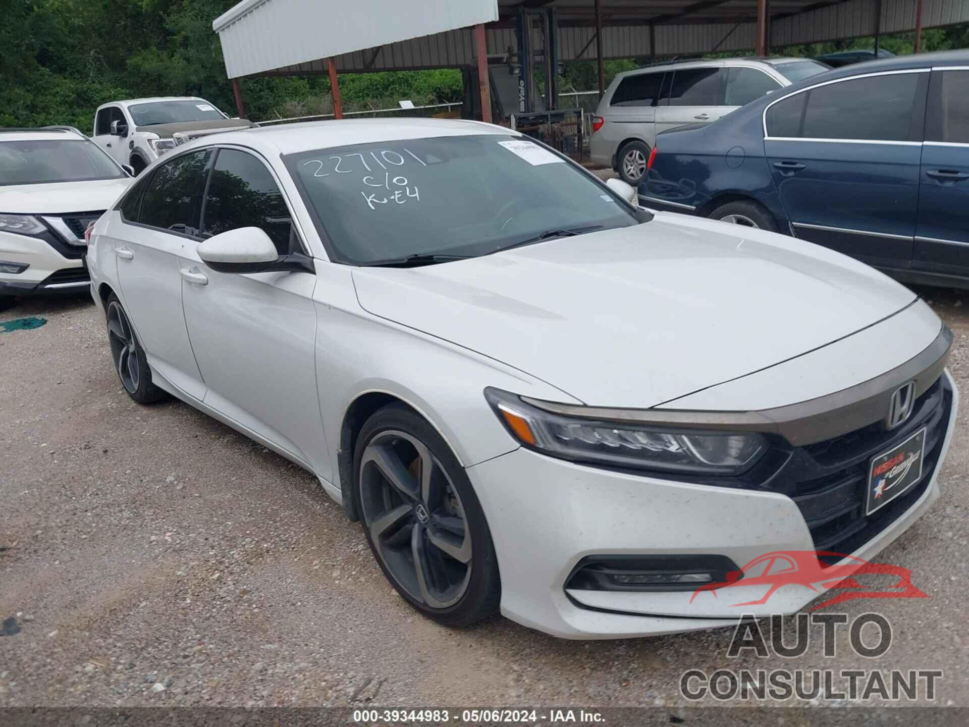 HONDA ACCORD 2018 - 1HGCV1F36JA227101