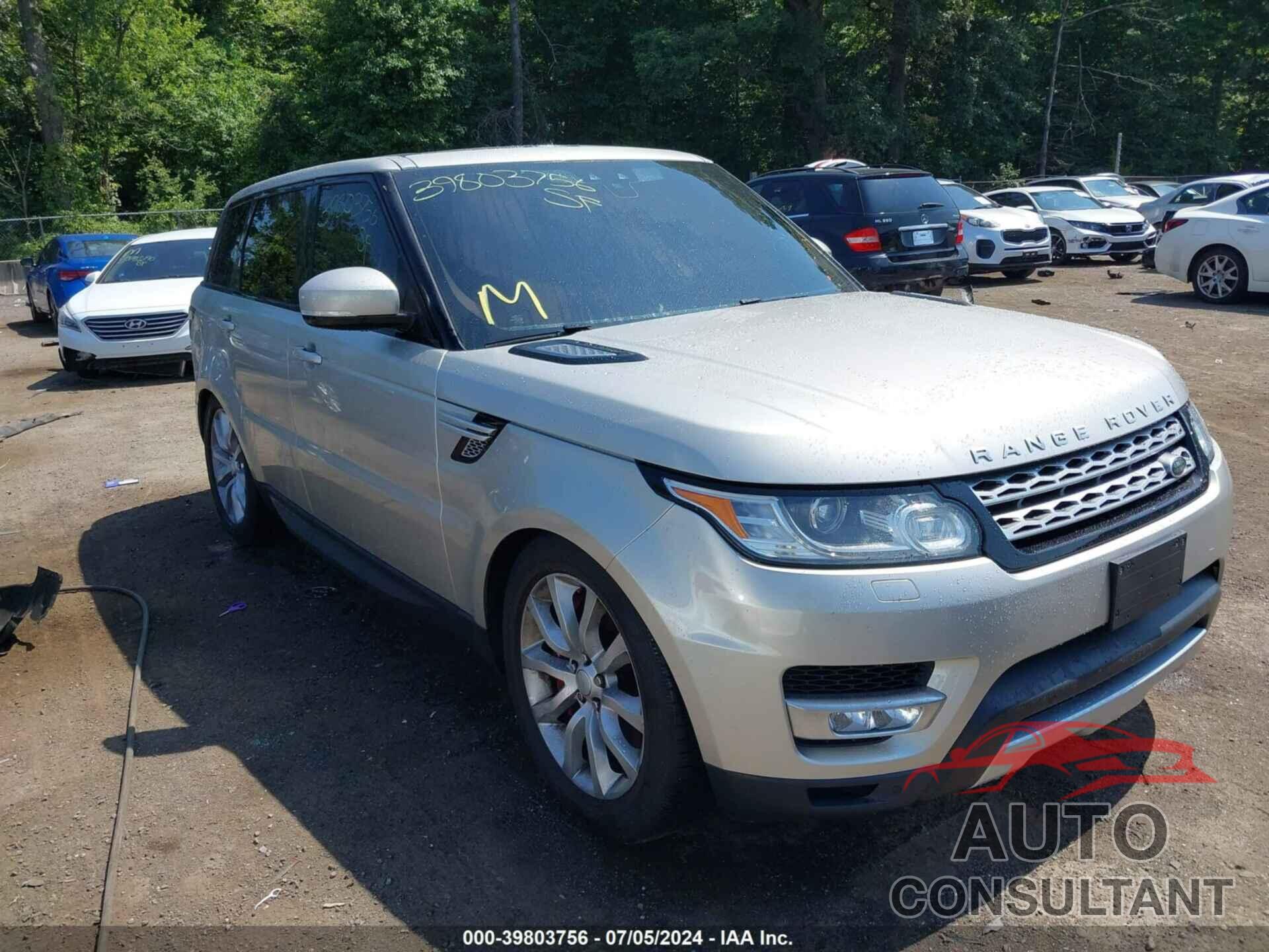 LAND ROVER RANGE ROVER SPORT 2017 - SALWR2FE9HA125477