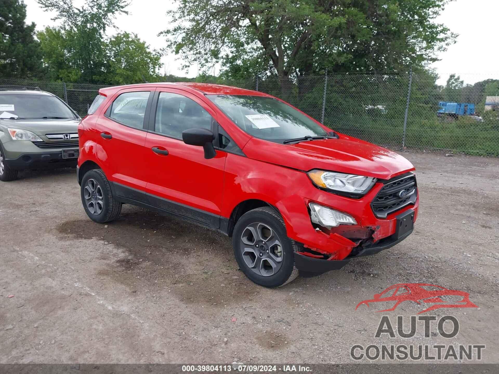 FORD ECOSPORT 2021 - MAJ6S3FLXMC408510