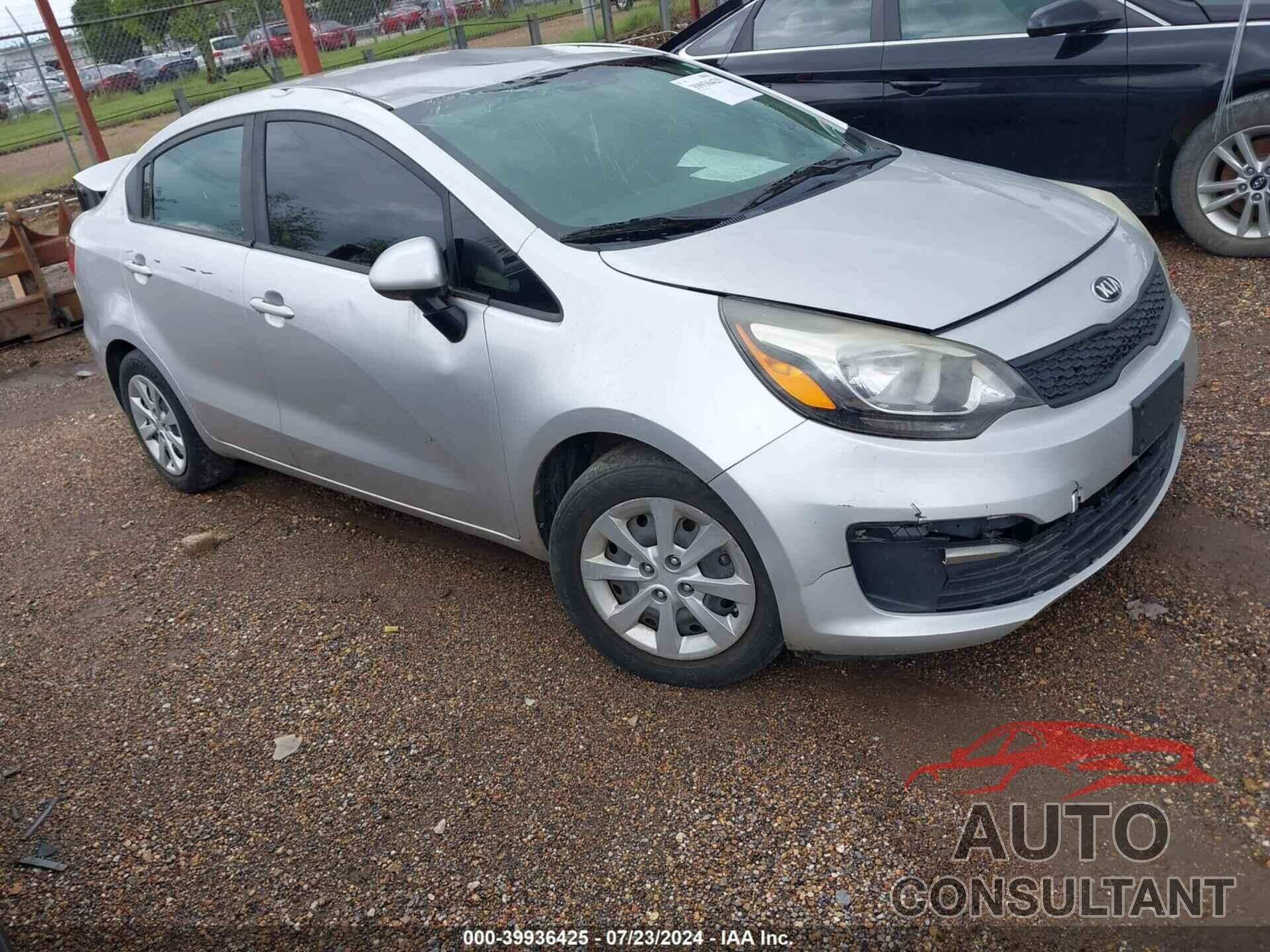 KIA RIO 2017 - KNADM4A34H6108214