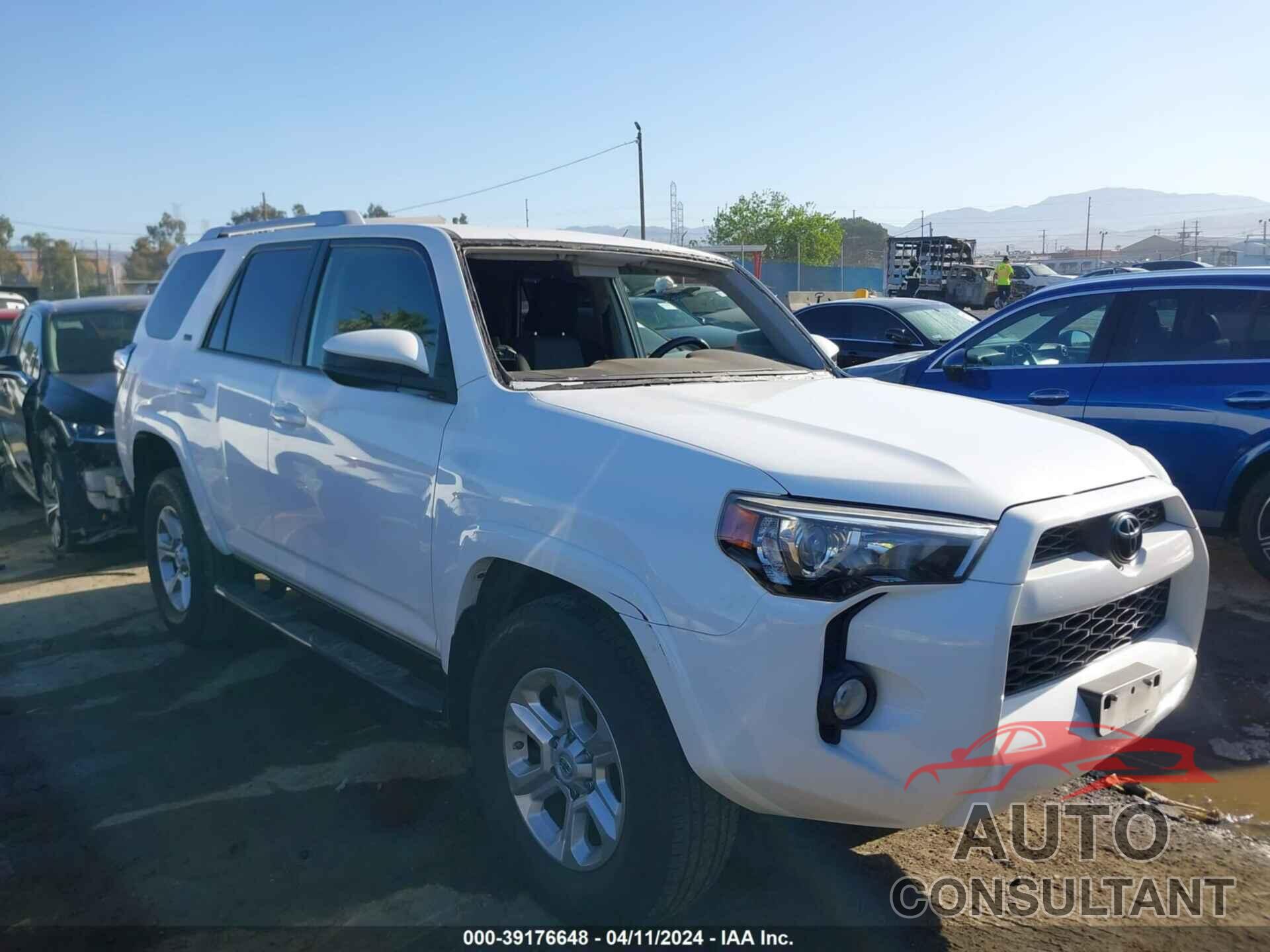 TOYOTA 4RUNNER 2016 - JTEZU5JR3G5128232