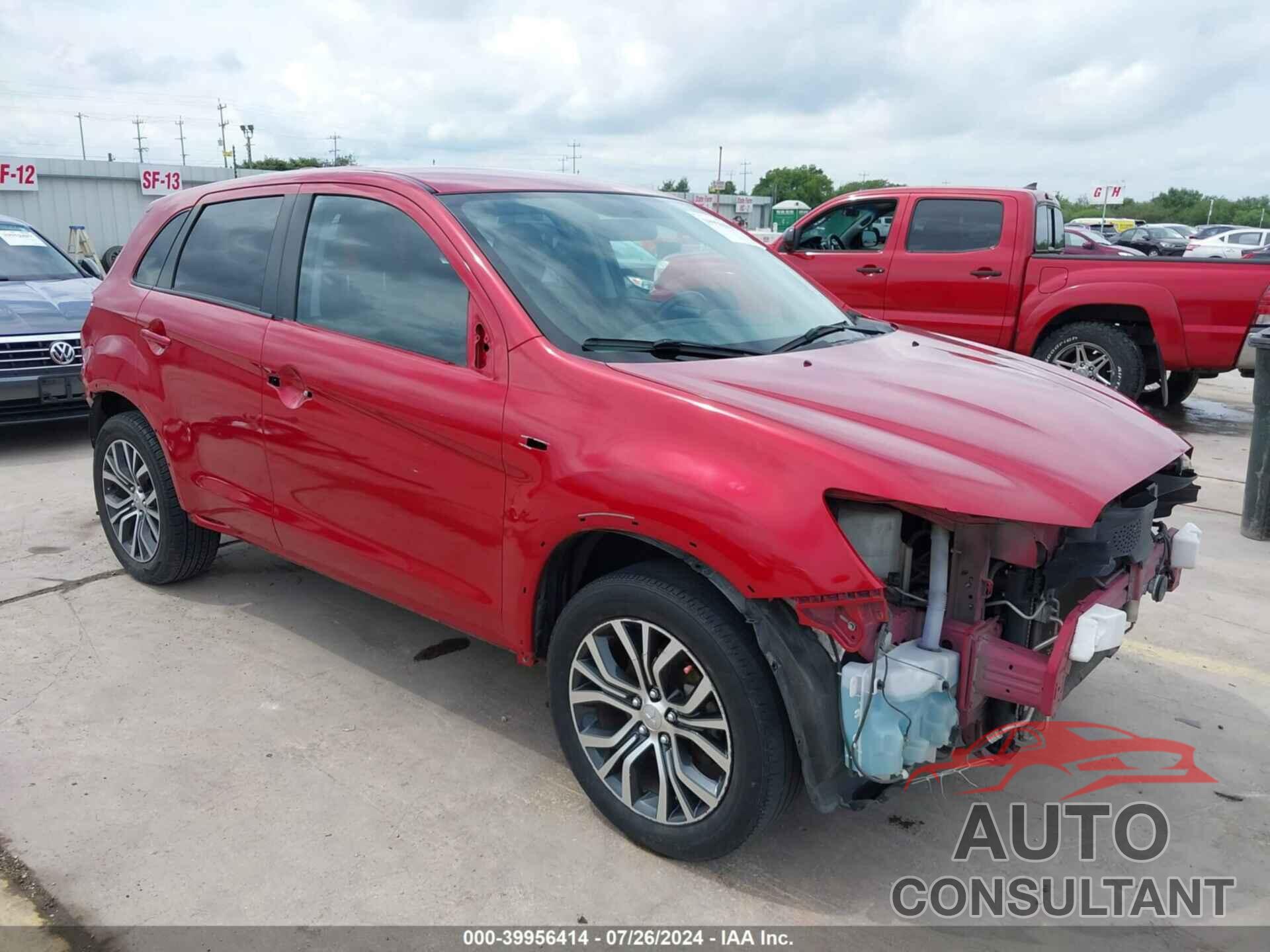 MITSUBISHI OUTLANDER SPORT 2017 - JA4AP3AU8HZ051041