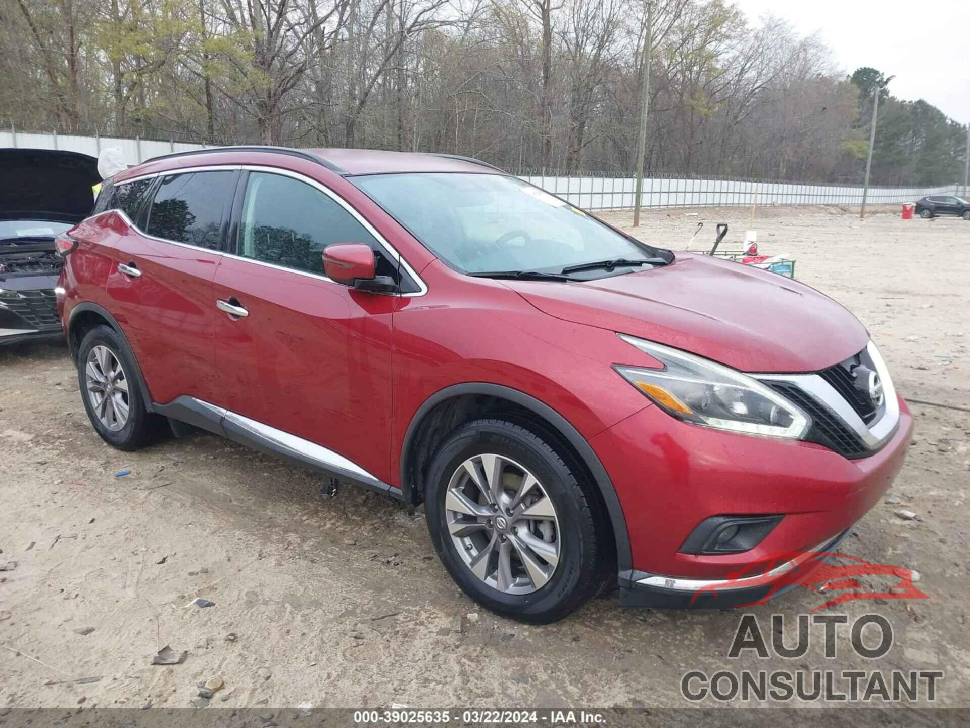 NISSAN MURANO 2018 - 5N1AZ2MH2JN103538