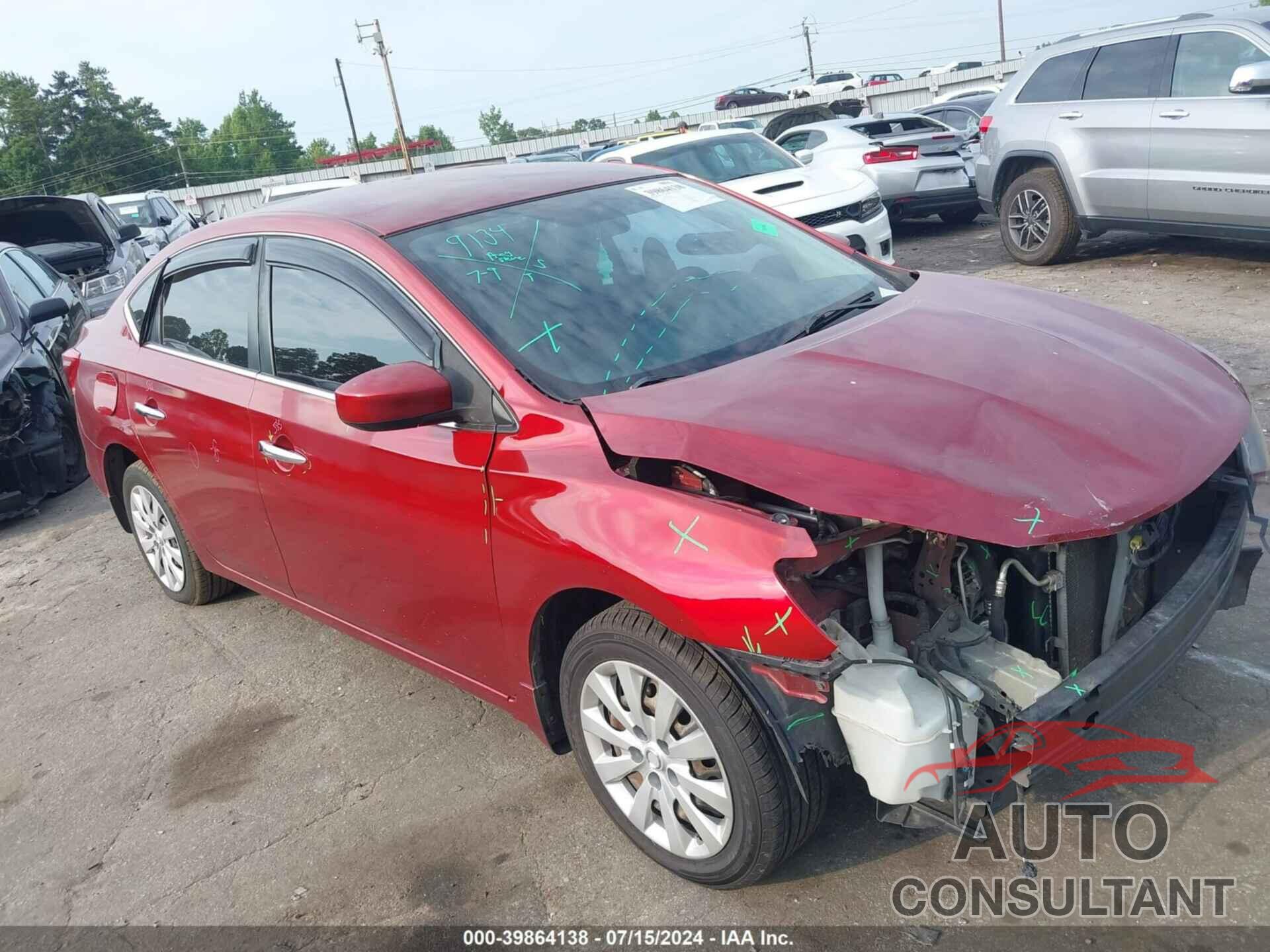 NISSAN SENTRA 2017 - 3N1AB7AP5HY409506