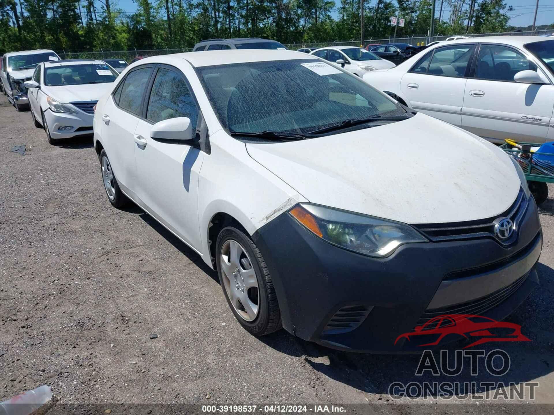 TOYOTA COROLLA 2016 - 2T1BURHE3GC638132