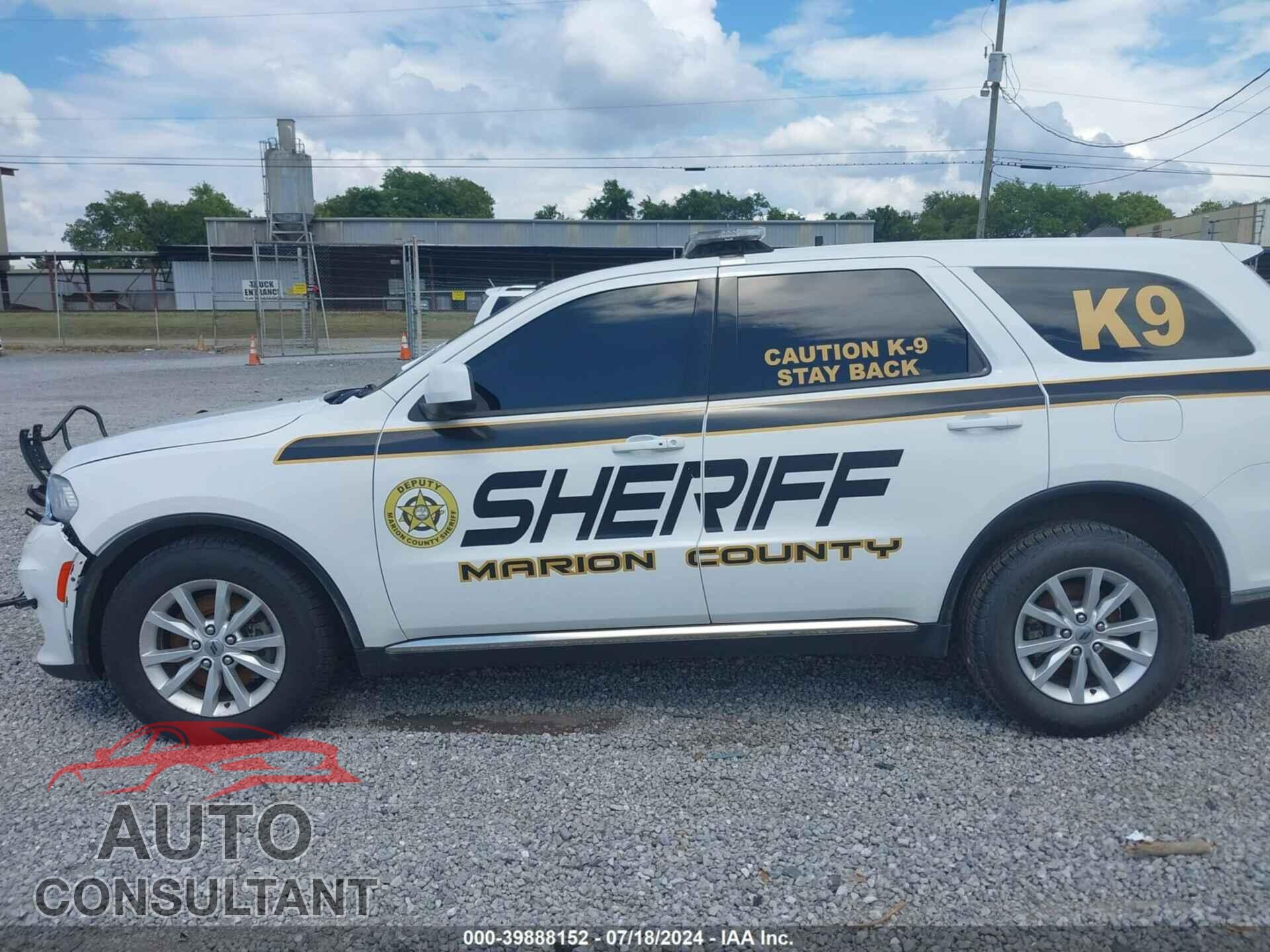 DODGE DURANGO 2021 - 1C4RDJAG9MC523857