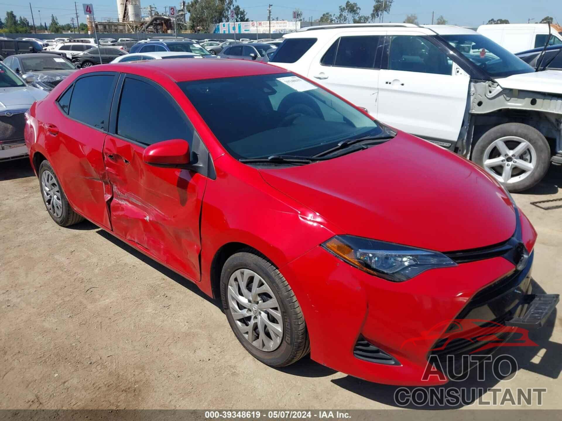 TOYOTA COROLLA 2019 - 2T1BURHE3KC233820