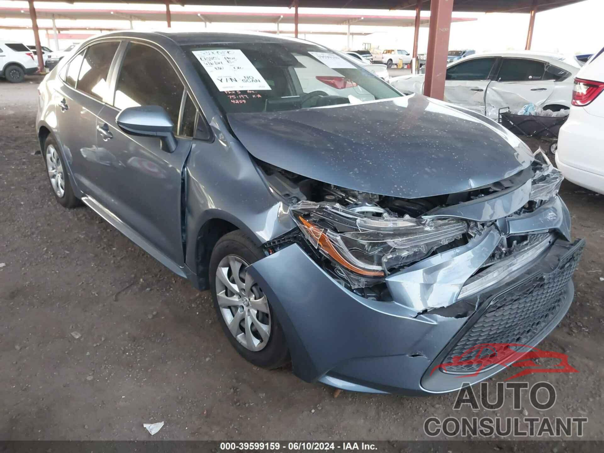 TOYOTA COROLLA 2020 - JTDEPRAE5LJ094259
