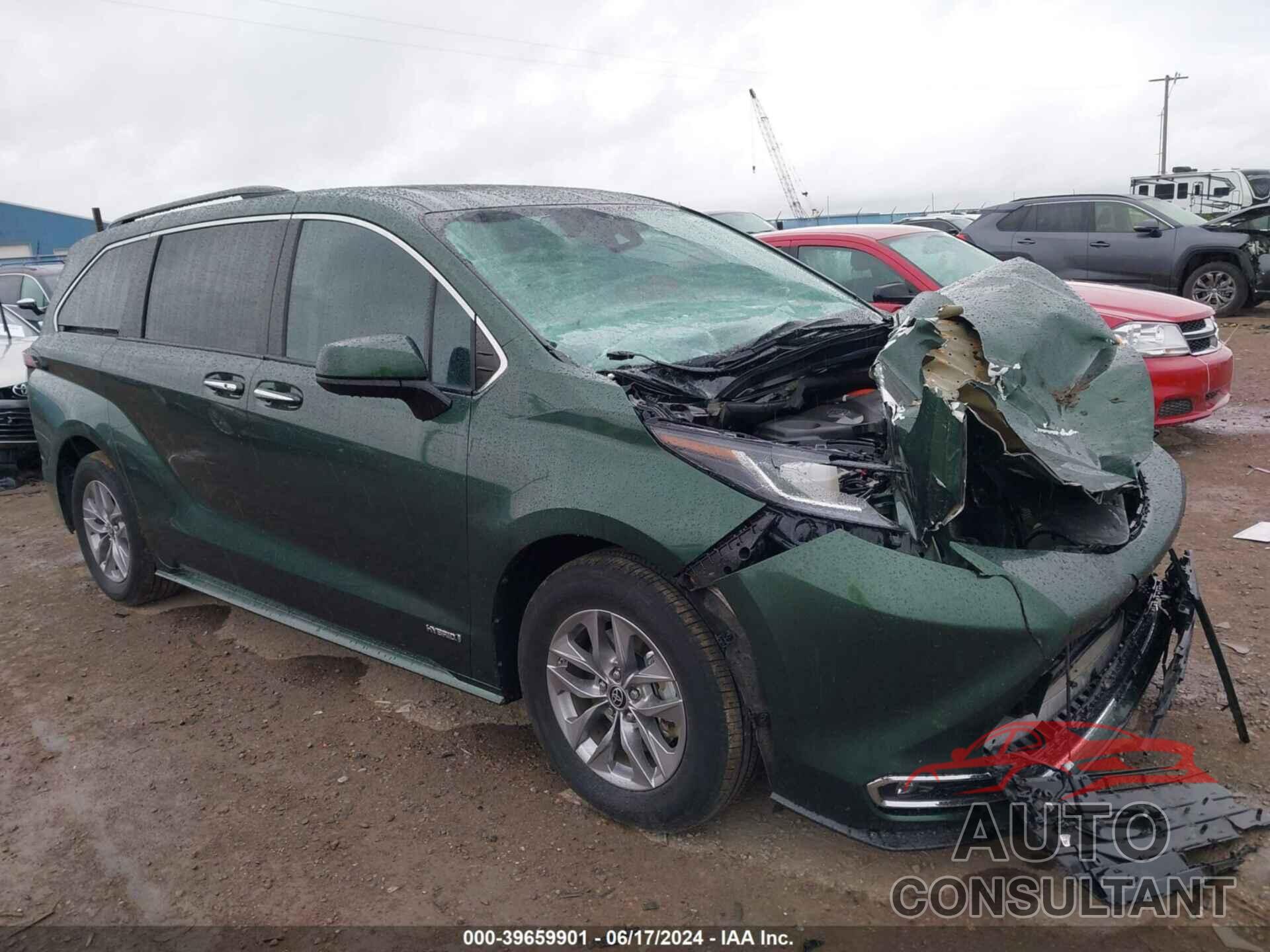 TOYOTA SIENNA 2021 - 5TDYSKFC1MS040293