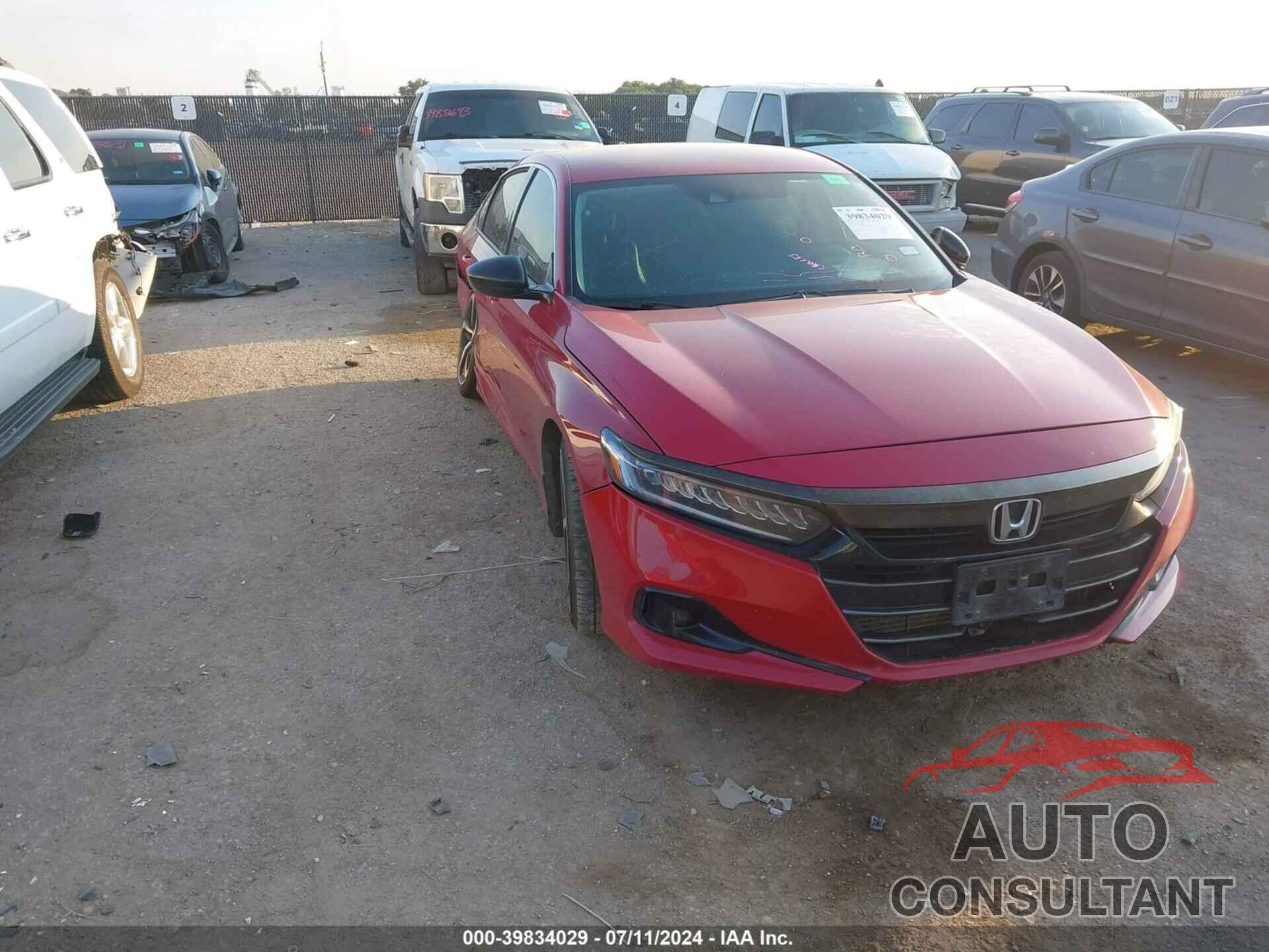 HONDA ACCORD 2021 - 1HGCV1F45MA048982