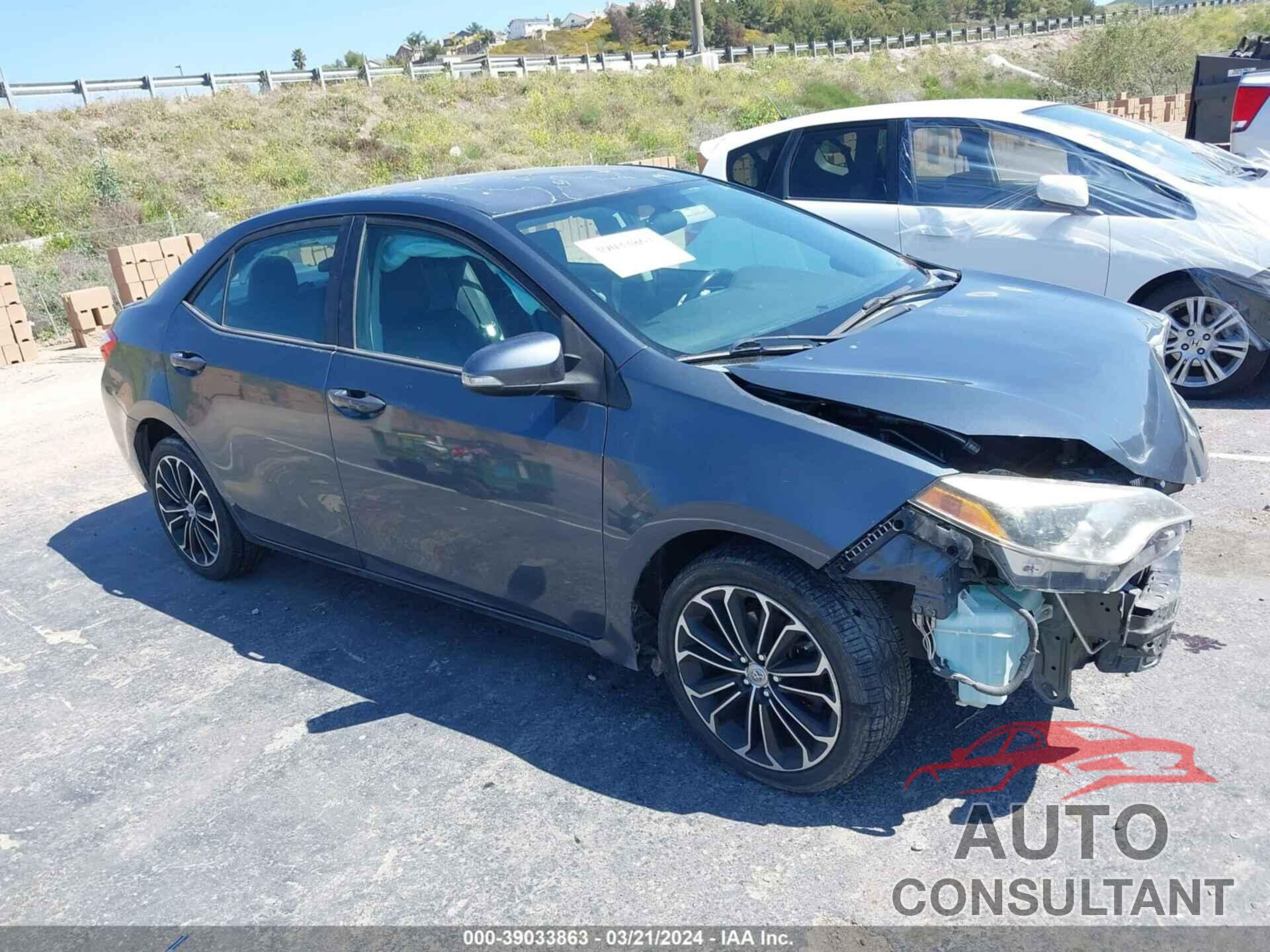 TOYOTA COROLLA 2016 - 5YFBURHE3GP369212