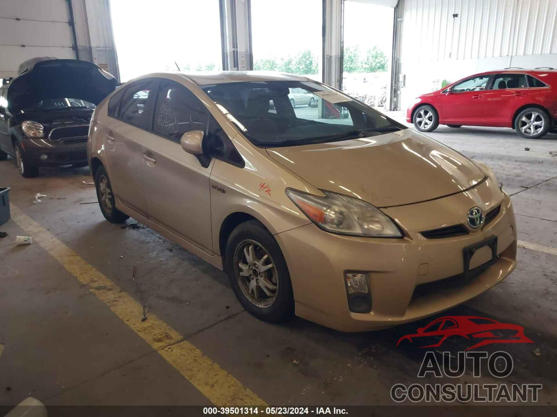 TOYOTA PRIUS 2010 - JTDKN3DU2A0205037
