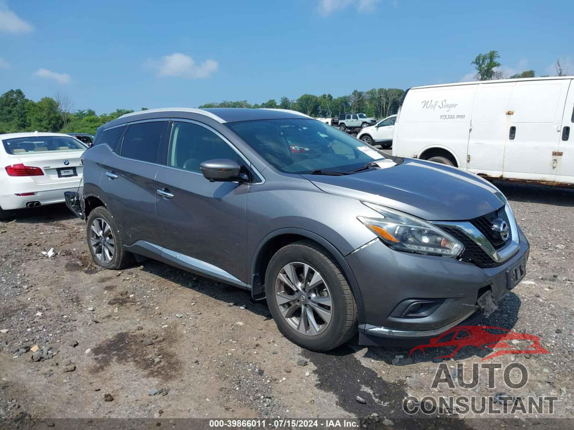 NISSAN MURANO 2018 - 5N1AZ2MH9JN110079