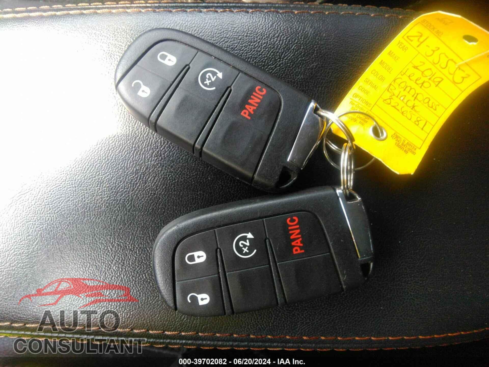 JEEP COMPASS 2019 - 3C4NJDCB3KT826581