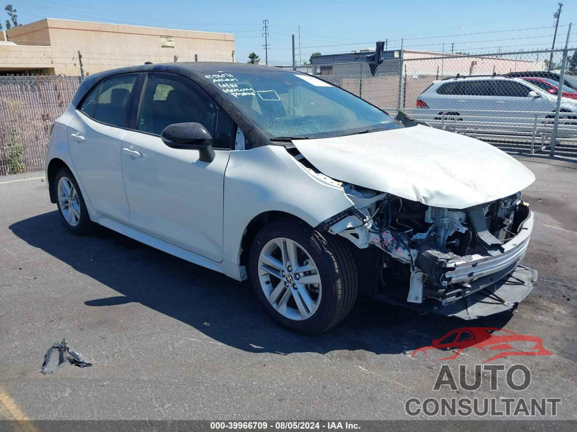 TOYOTA COROLLA 2020 - JTND4RBE2L3099809