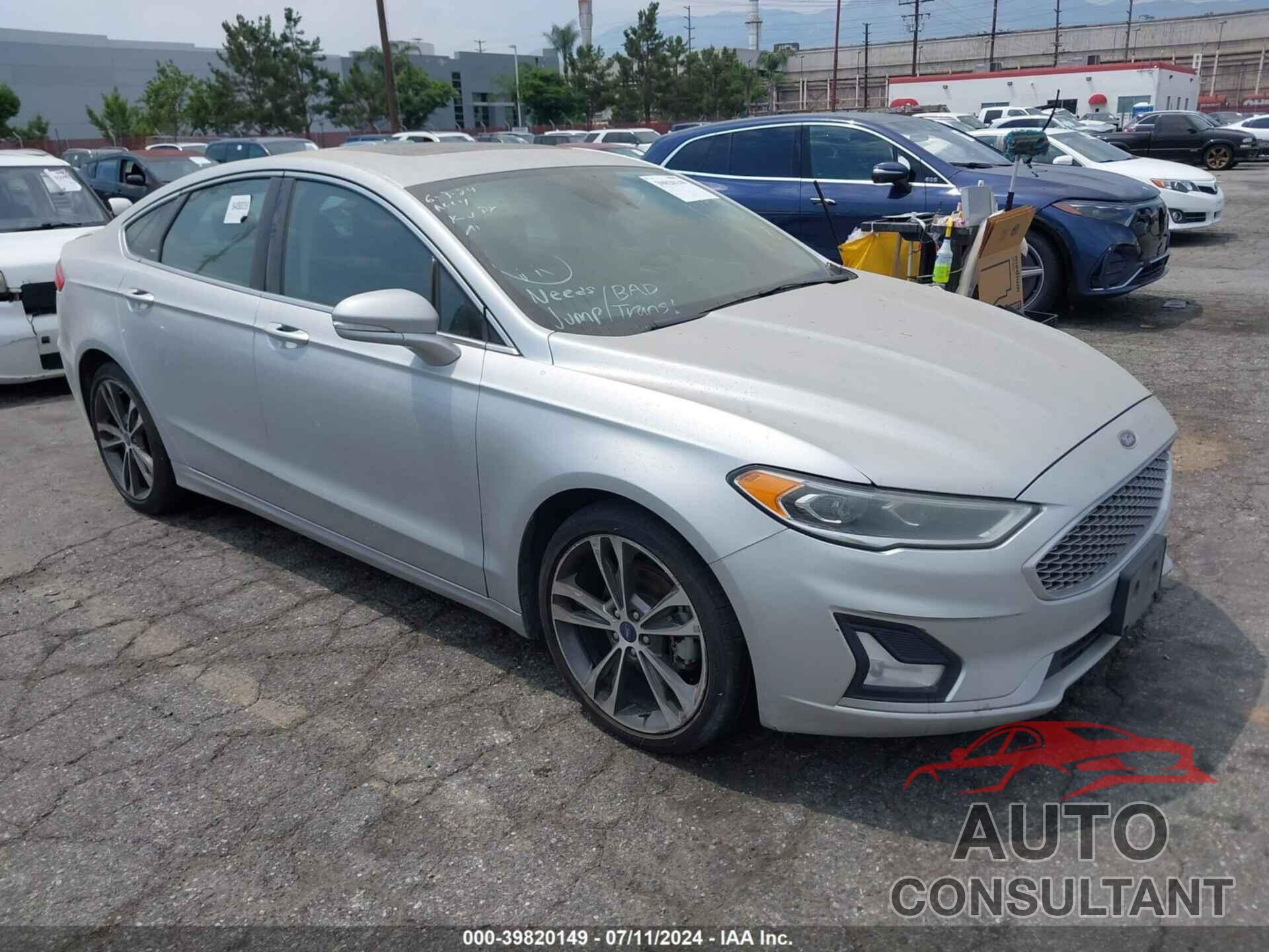 FORD FUSION 2019 - 3FA6P0D98KR152552