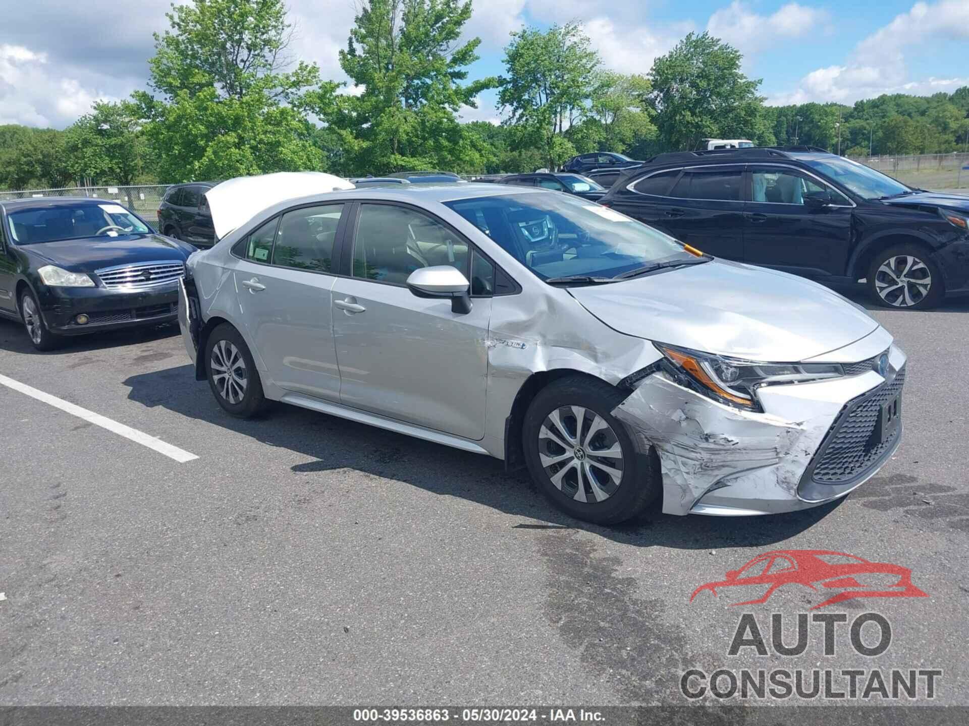 TOYOTA COROLLA 2021 - JTDEAMDE2MJ020900