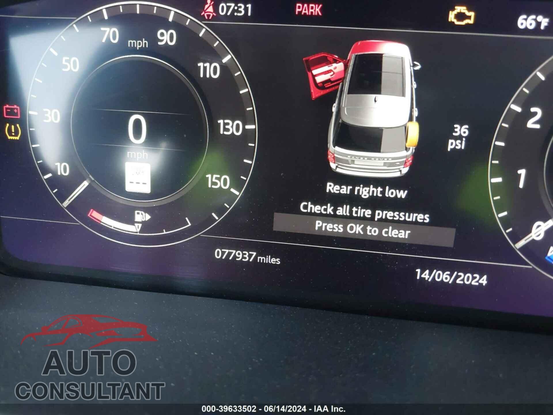LAND ROVER RANGE ROVER 2018 - SALGS2SV3JA510554