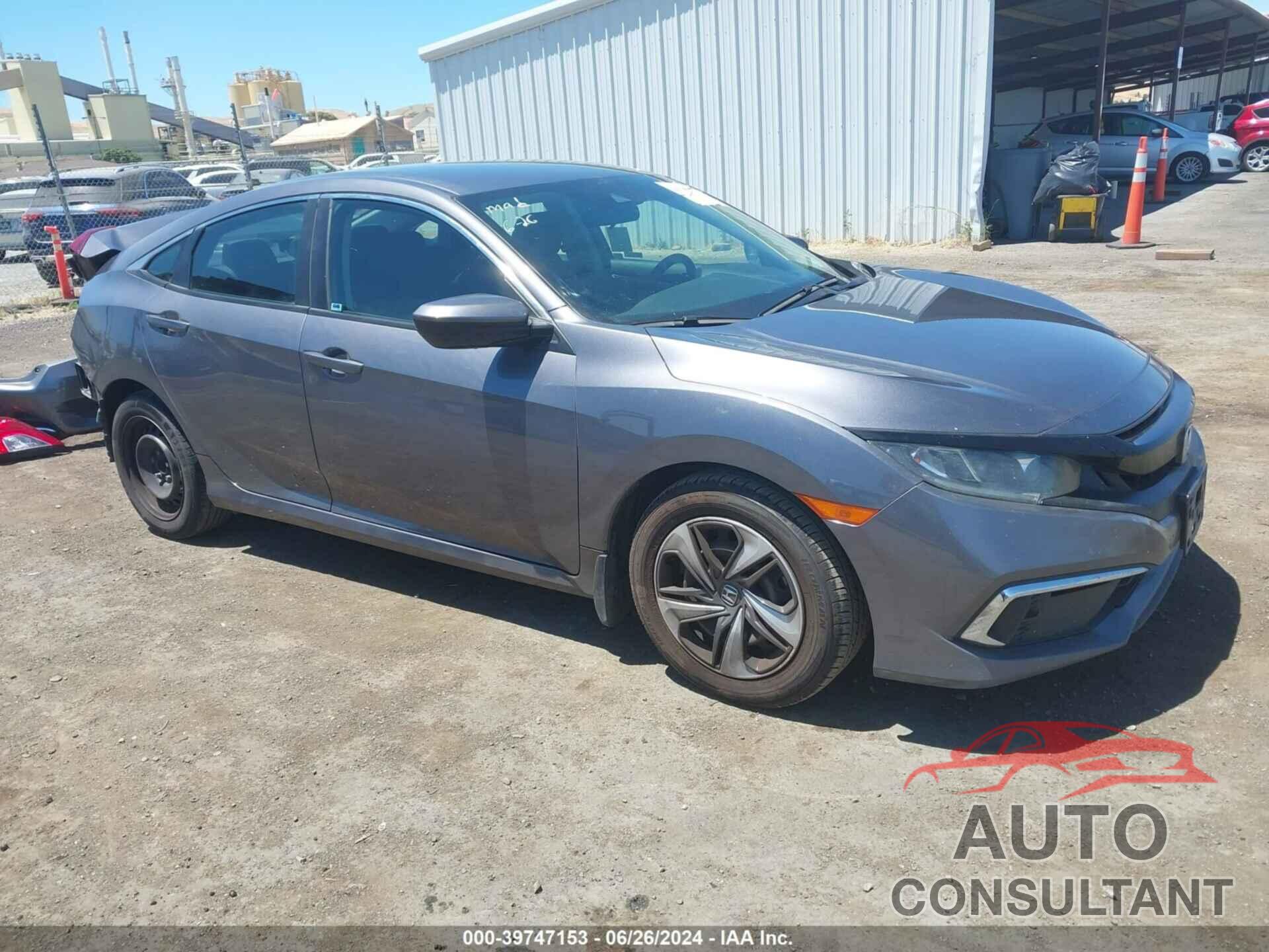 HONDA CIVIC 2020 - 19XFC2F65LE212588