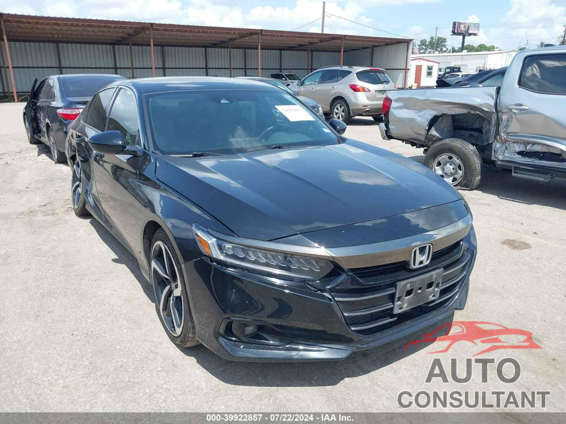 HONDA ACCORD 2021 - 1HGCV1F37MA045721