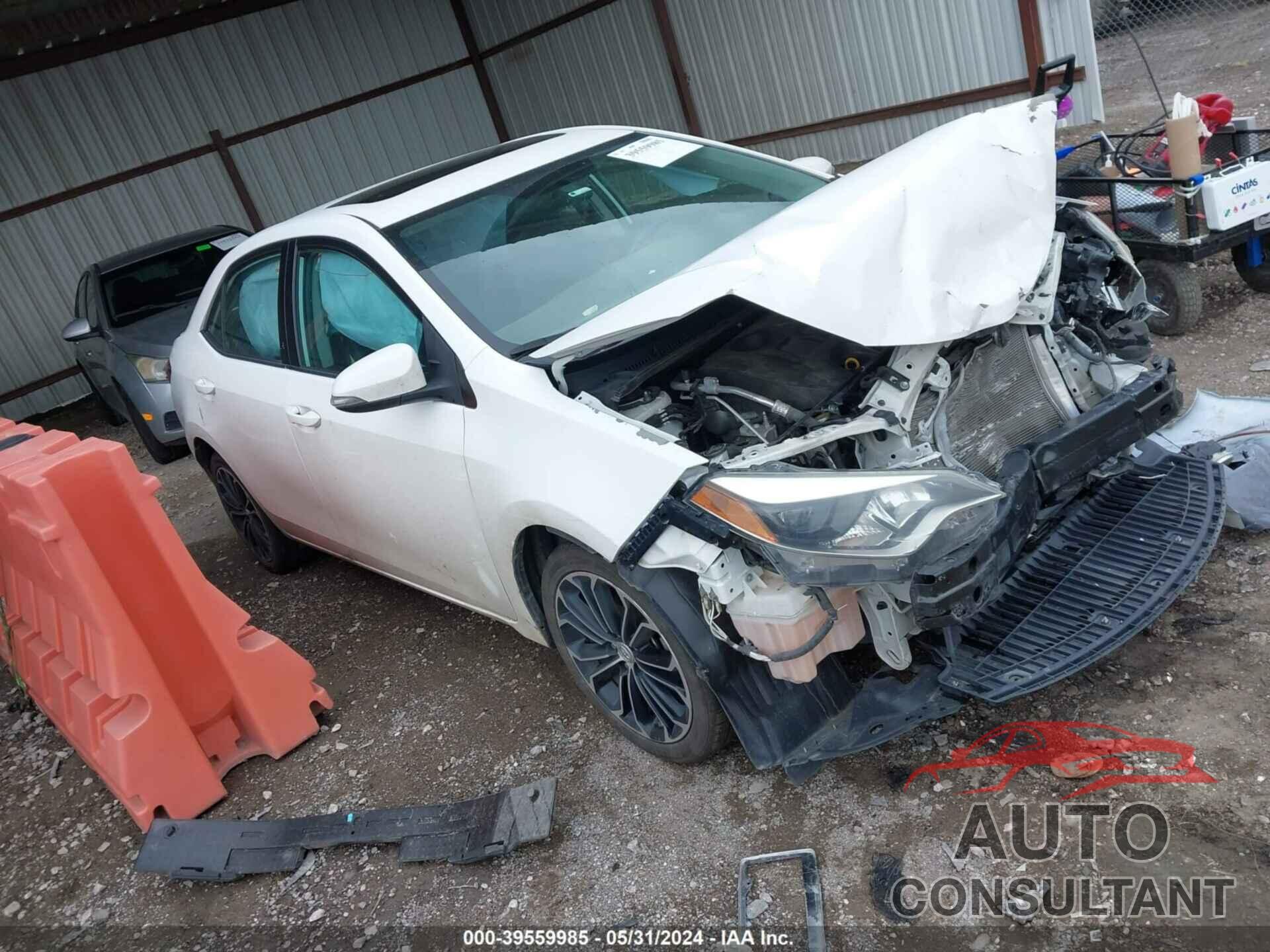 TOYOTA COROLLA 2016 - 5YFBURHE3GP460075
