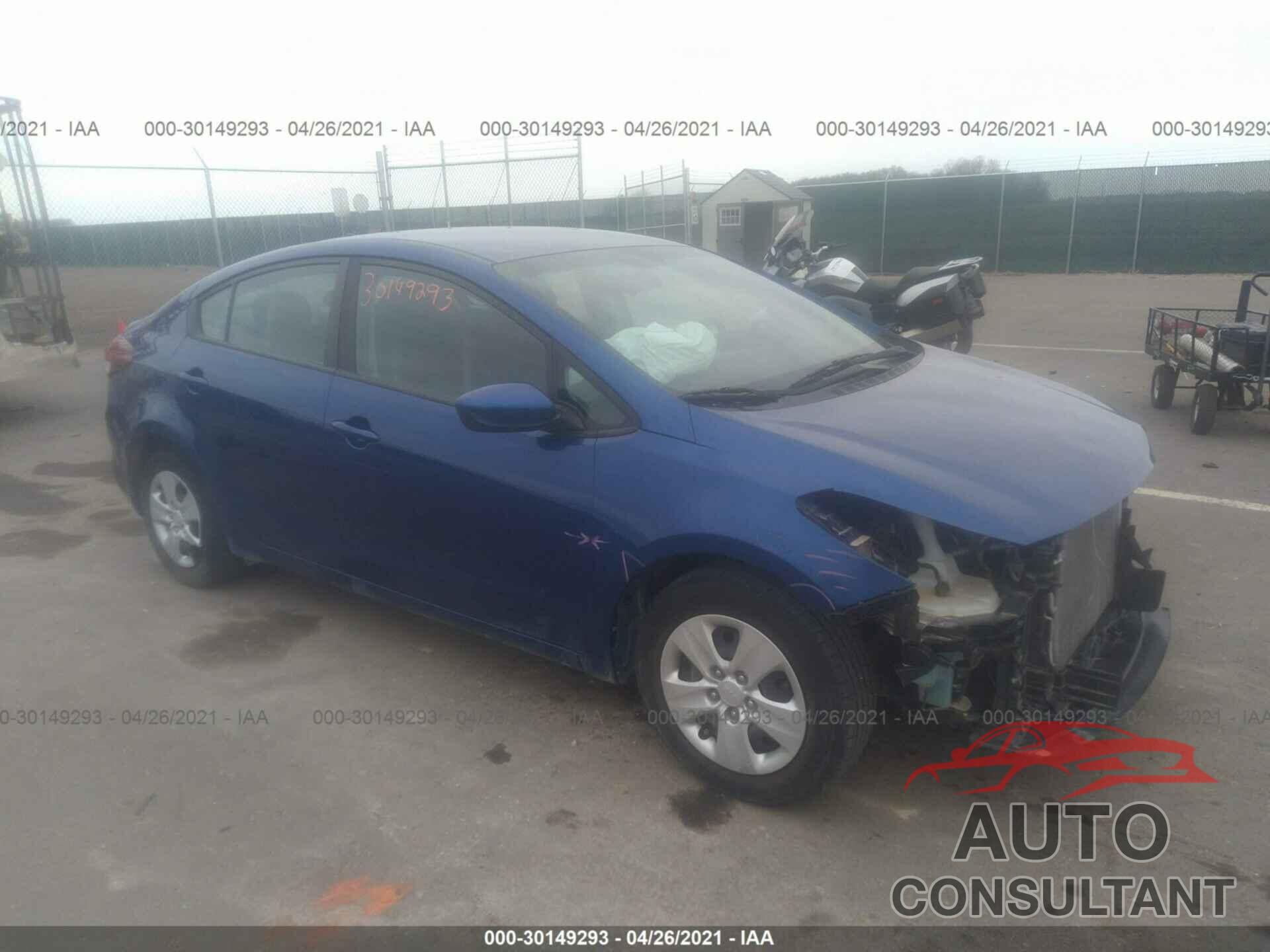 KIA FORTE 2017 - 3KPFK4A7XHE071166