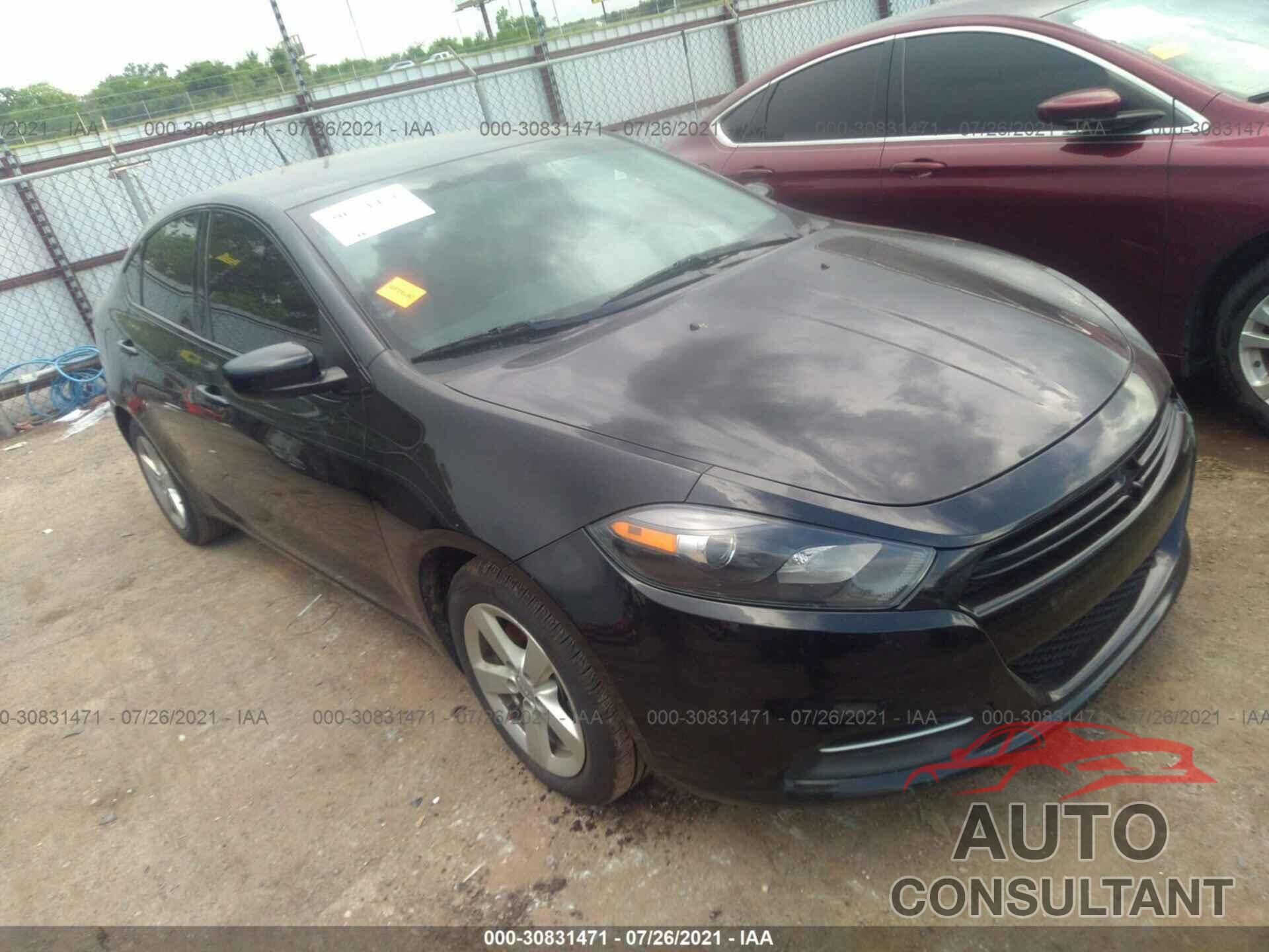 DODGE DART 2016 - 1C3CDFBAXGD652691