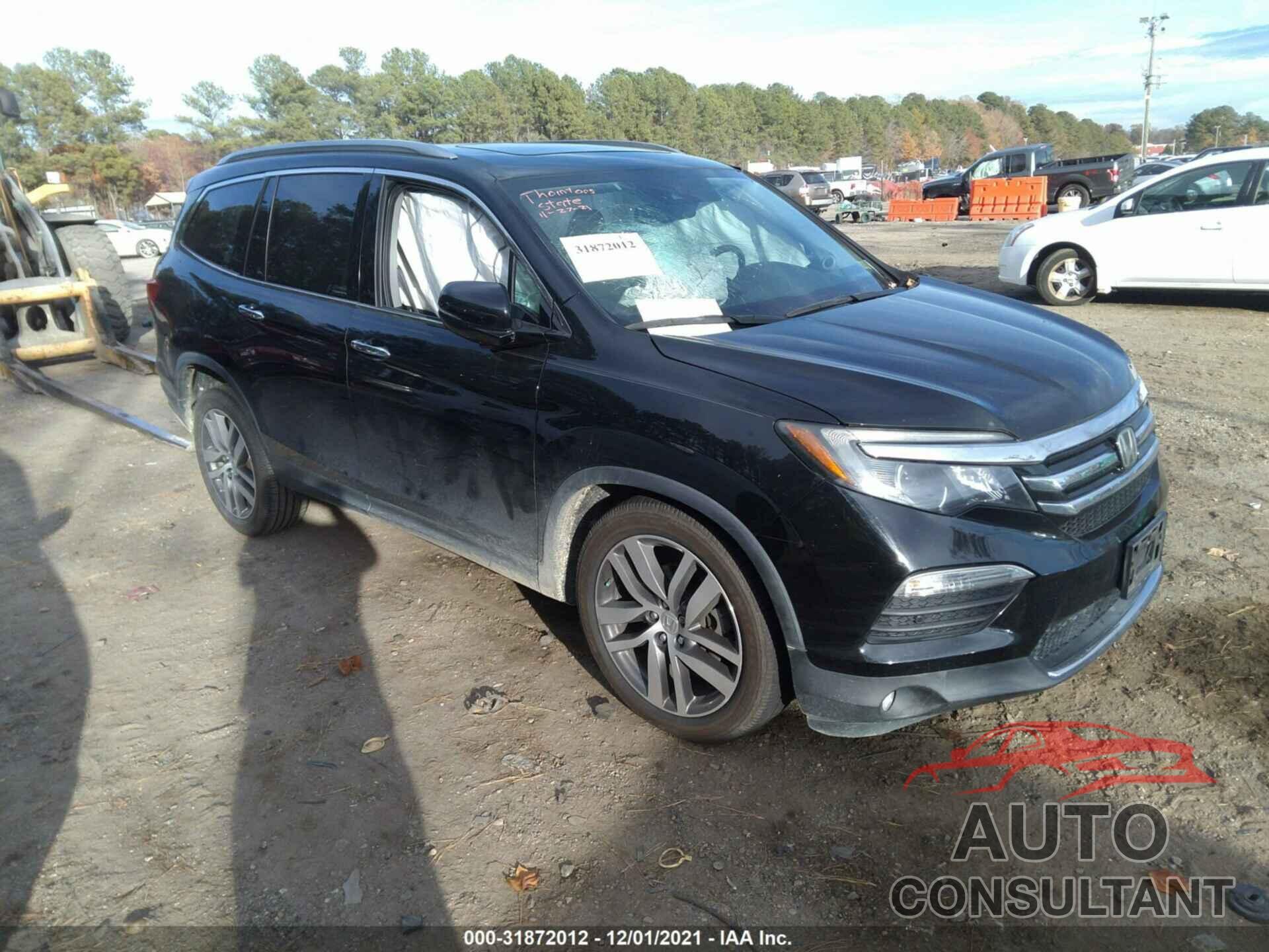 HONDA PILOT 2016 - 5FNYF6H00GB063197