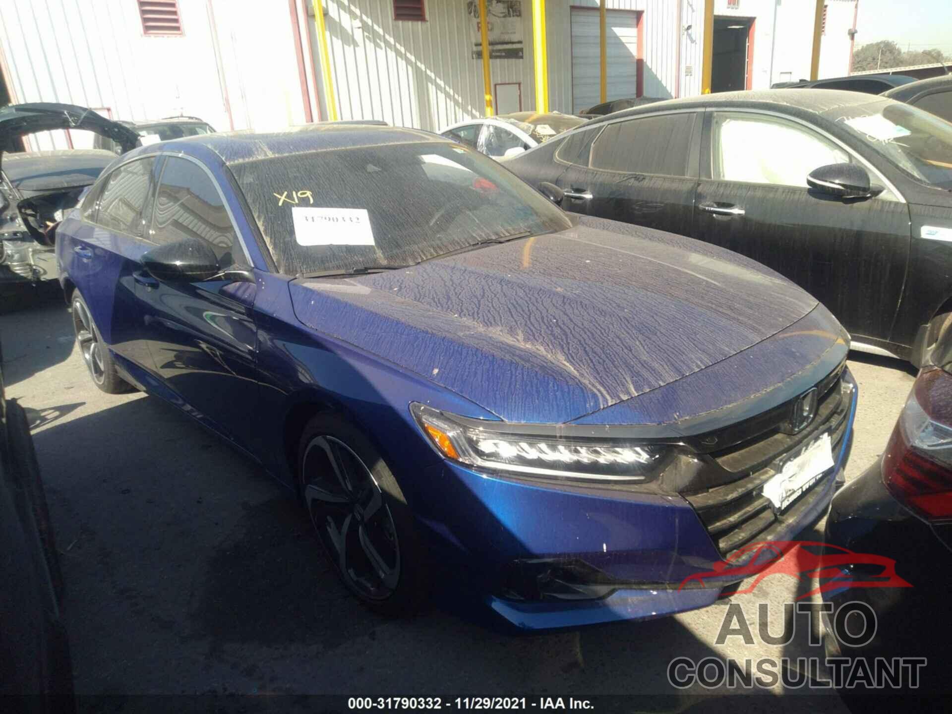 HONDA ACCORD SEDAN 2021 - 1HGCV2F36MA022212