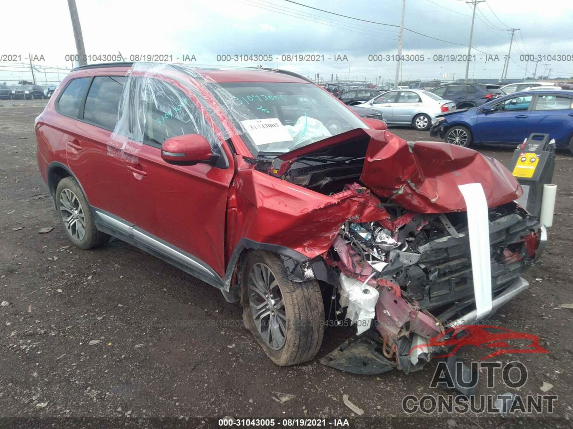 MITSUBISHI OUTLANDER 2016 - JA4AZ3A38GZ037639