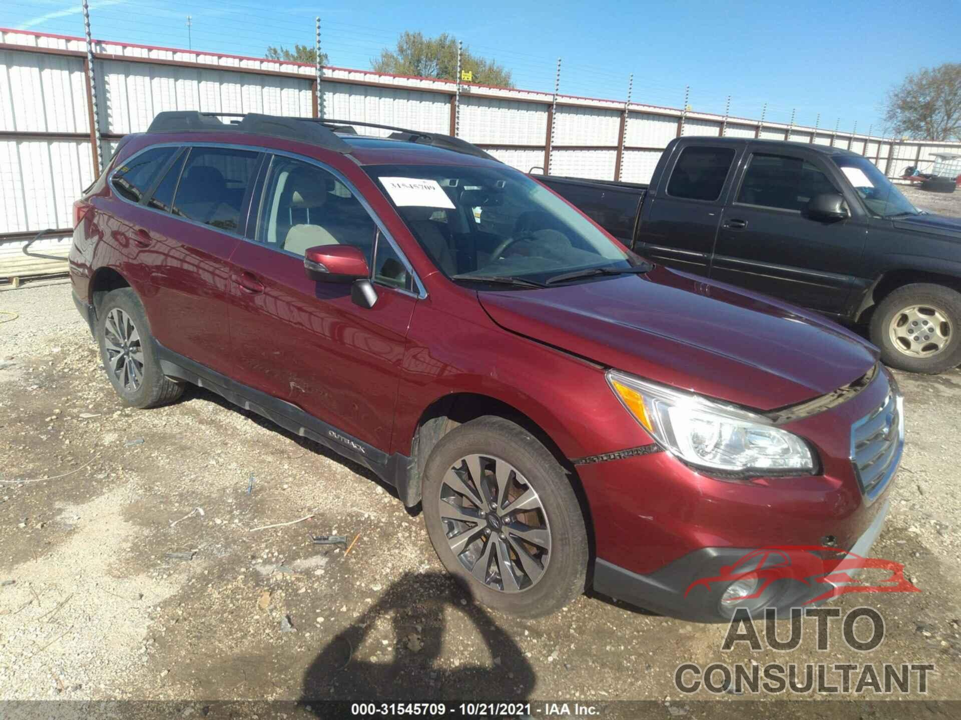 SUBARU OUTBACK 2016 - 4S4BSBNC3G3233473