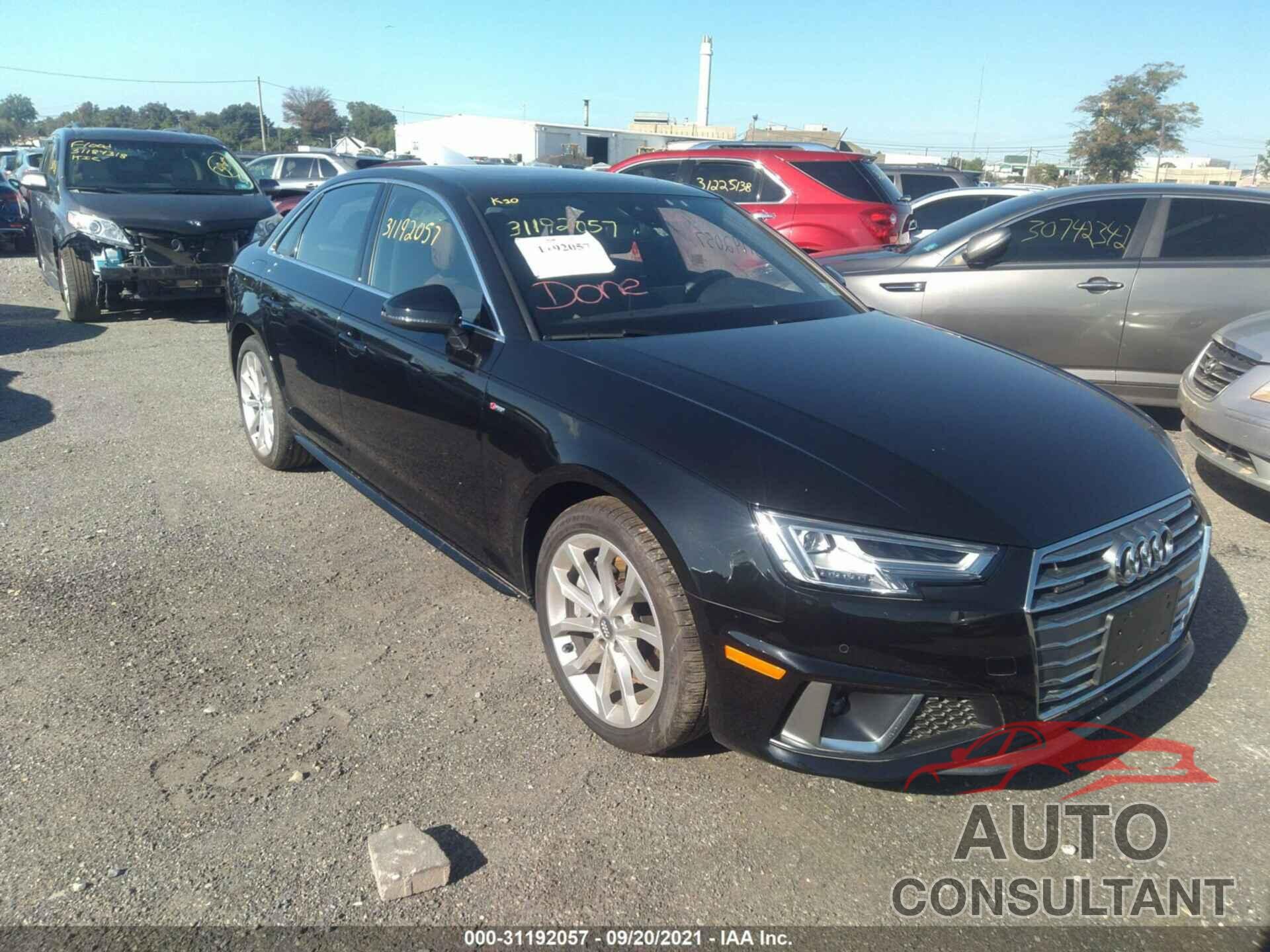 AUDI A4 2019 - WAUENAF43KN018843