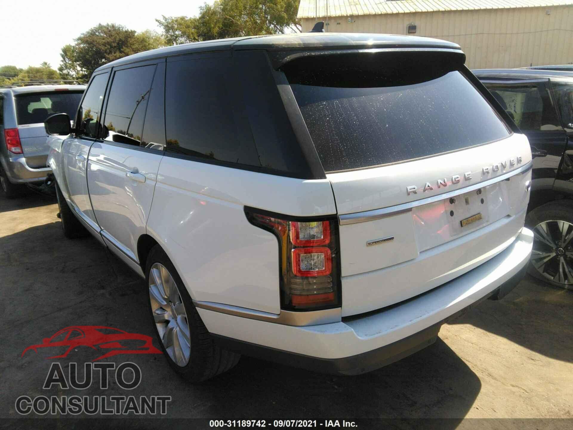 LAND ROVER RANGE ROVER 2016 - SALGS3EF4GA256484