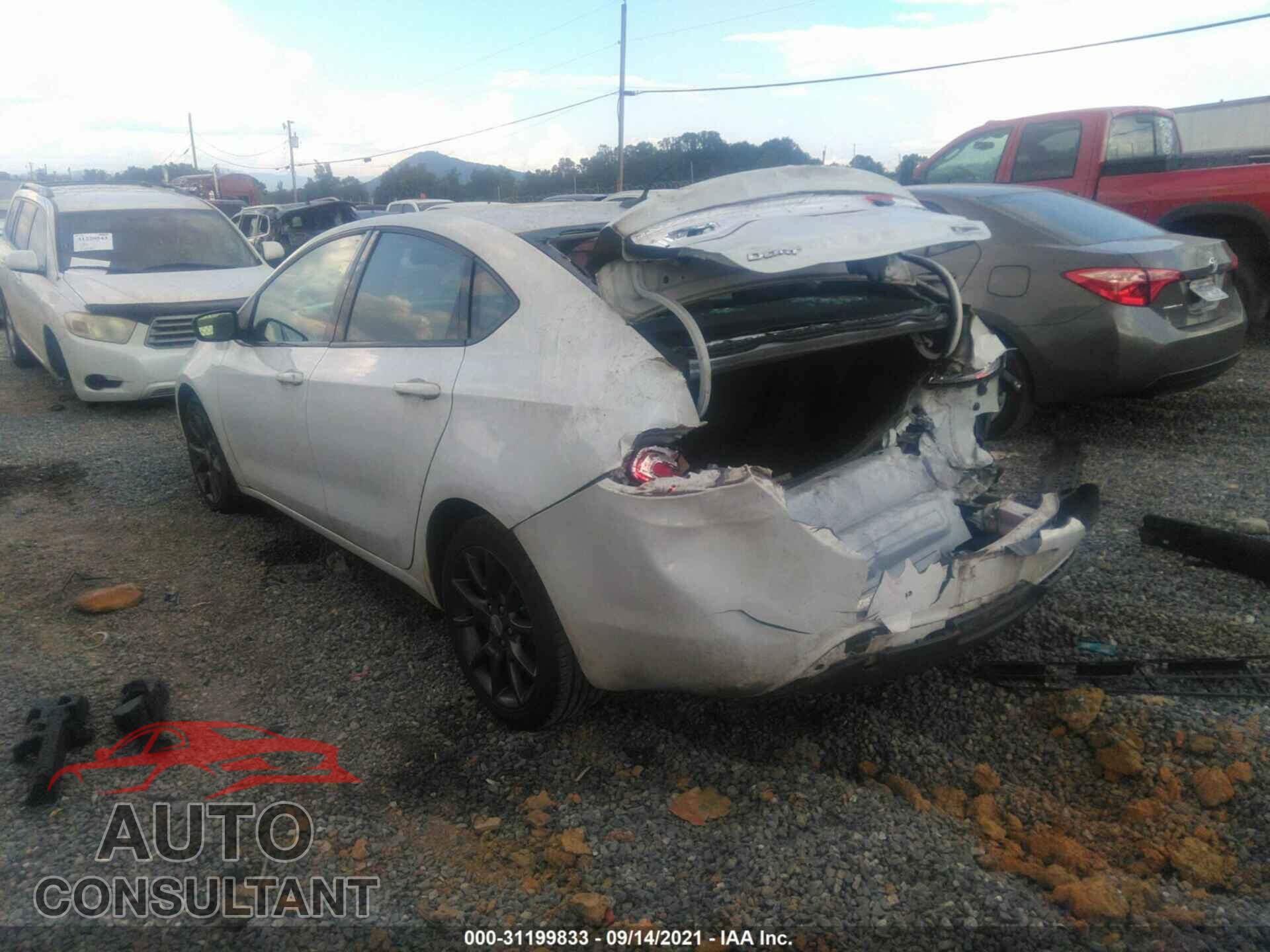 DODGE DART 2016 - 1C3CDFAA8GD767470