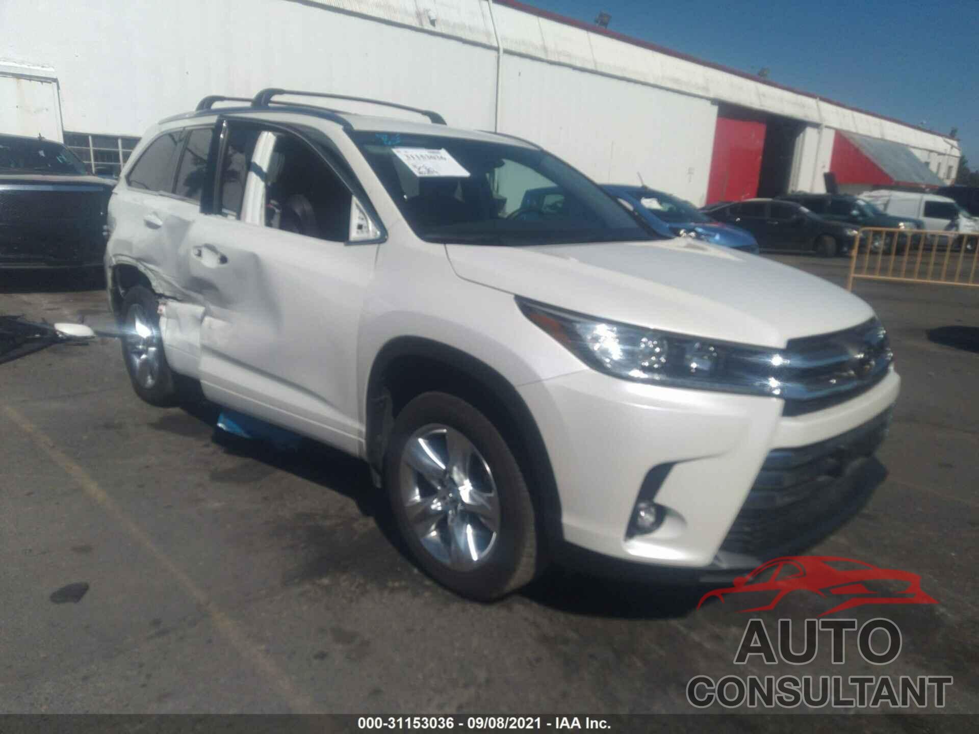 TOYOTA HIGHLANDER 2019 - 5TDDZRFH3KS980865