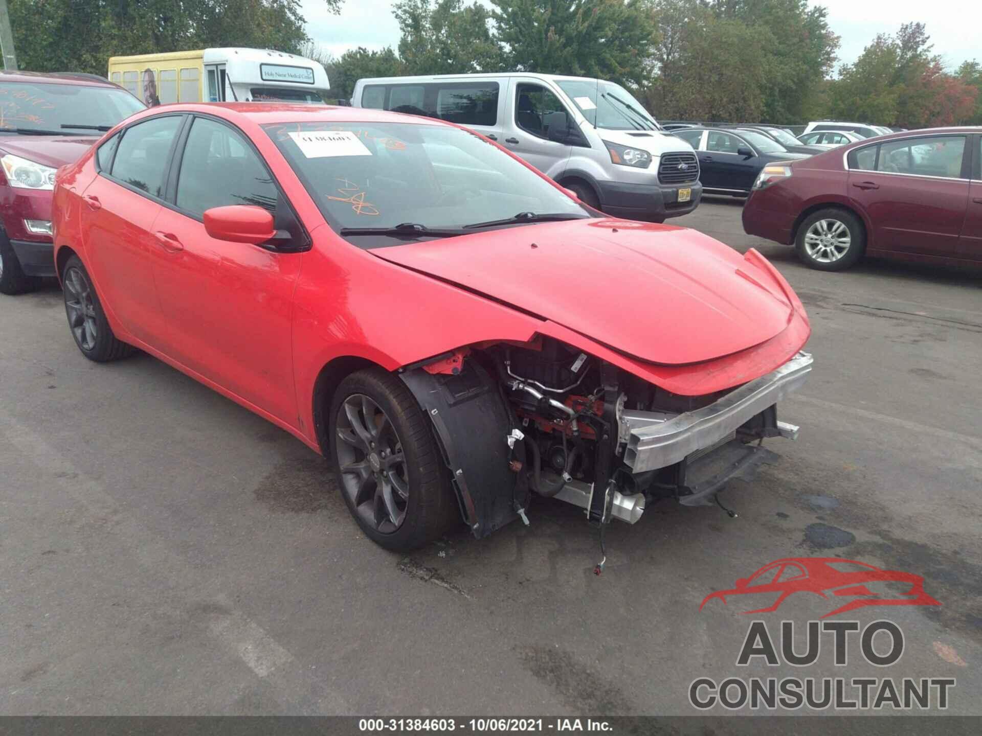 DODGE DART 2016 - 1C3CDFFA2GD819281