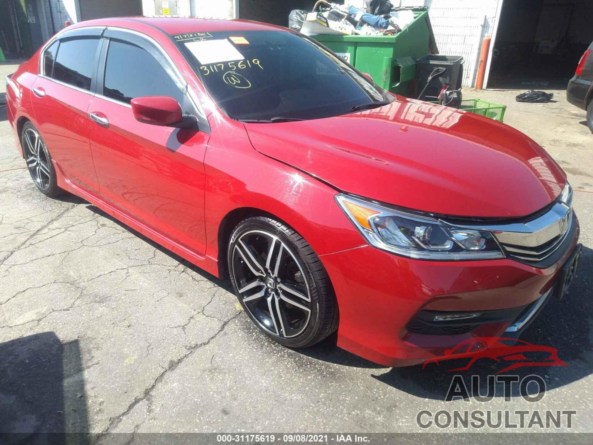 HONDA ACCORD SEDAN 2017 - 1HGCR2F13HA048968