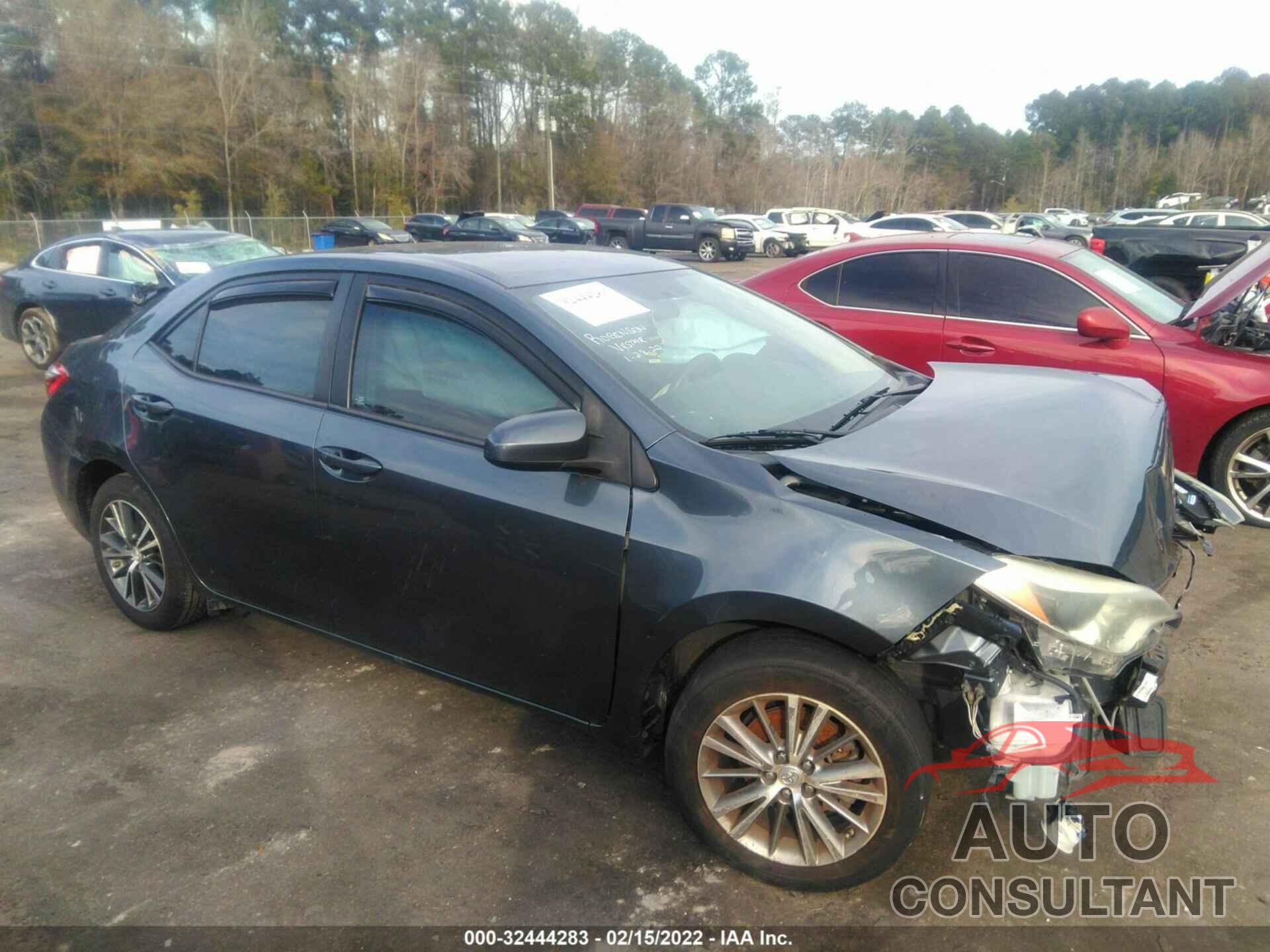 TOYOTA COROLLA 2016 - 2T1BURHE3GC711130