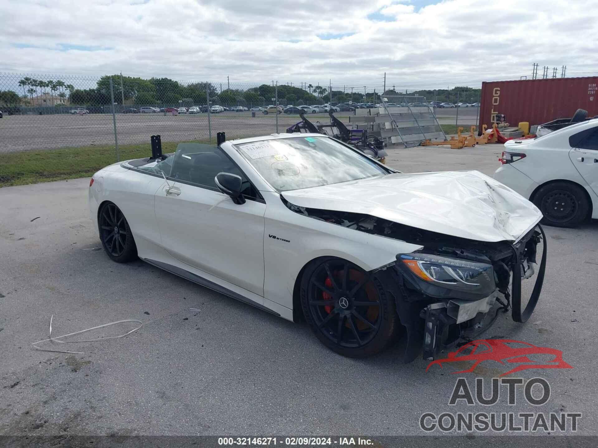 MERCEDES-BENZ AMG S 63 2017 - WDDXK7JB8HA020381