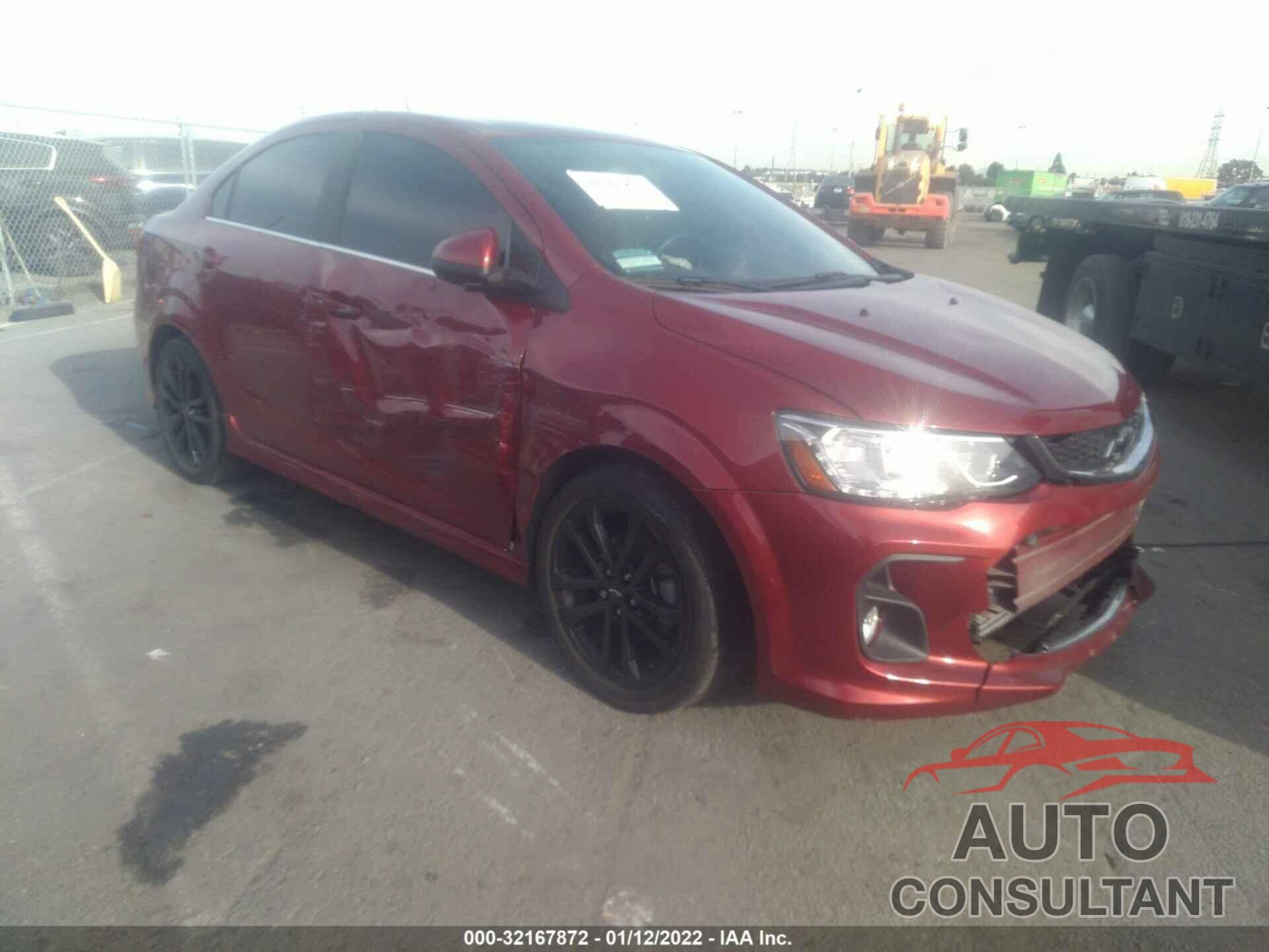 CHEVROLET SONIC 2019 - 1G1JF5SBXK4141211
