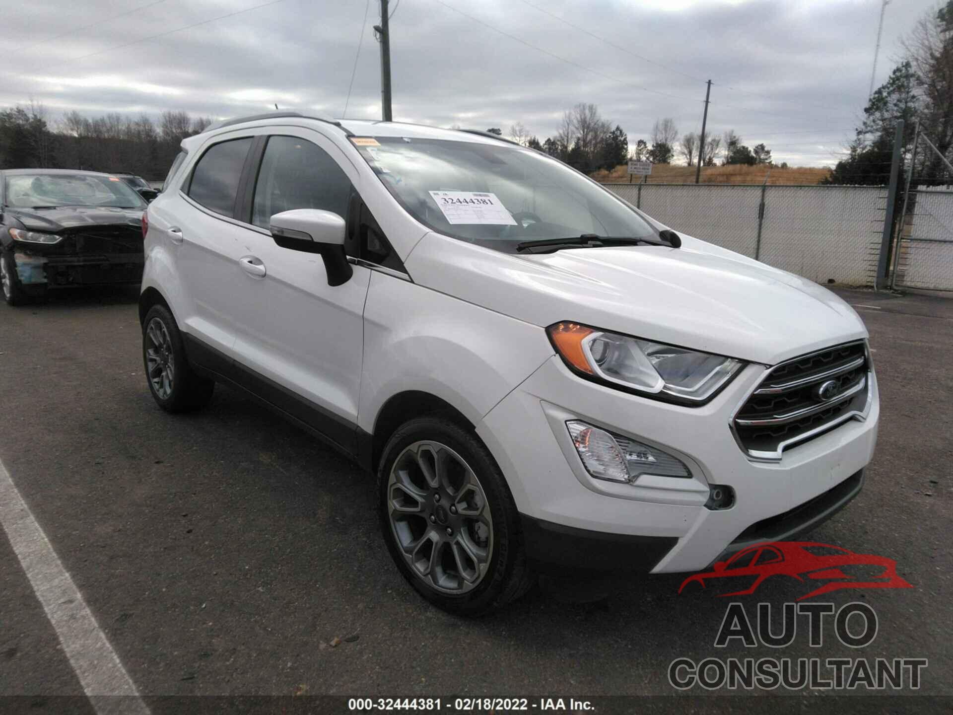 FORD ECOSPORT 2018 - MAJ3P1VE3JC242502