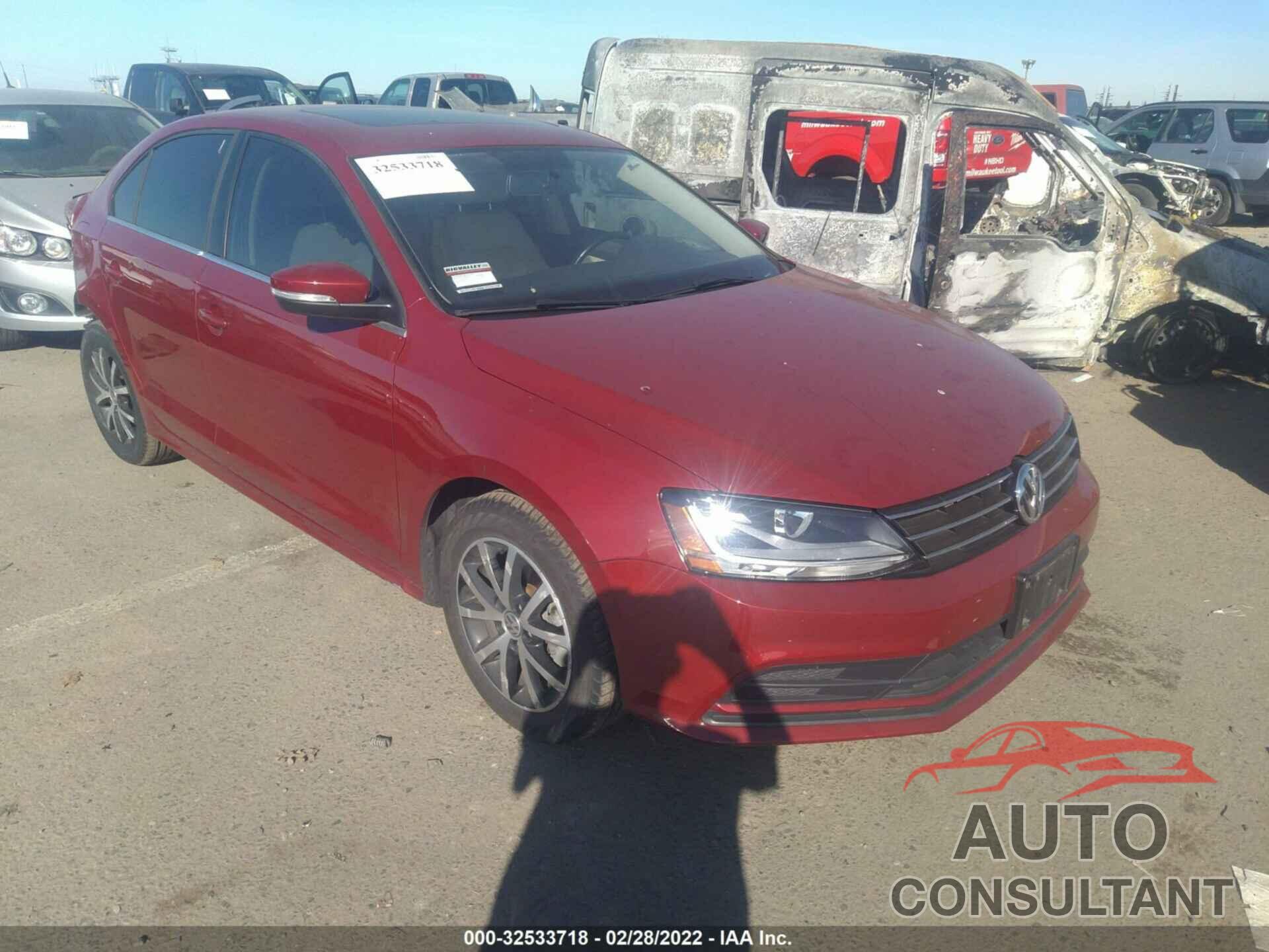 VOLKSWAGEN JETTA 2017 - 3VWDB7AJ8HM380240