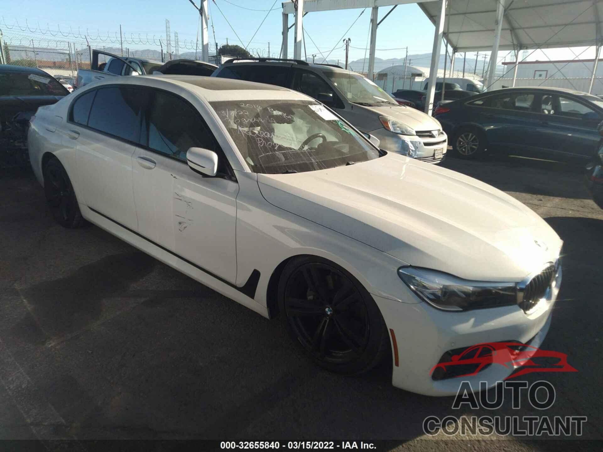 BMW 7 SERIES 2016 - WBA7E2C52GG548146