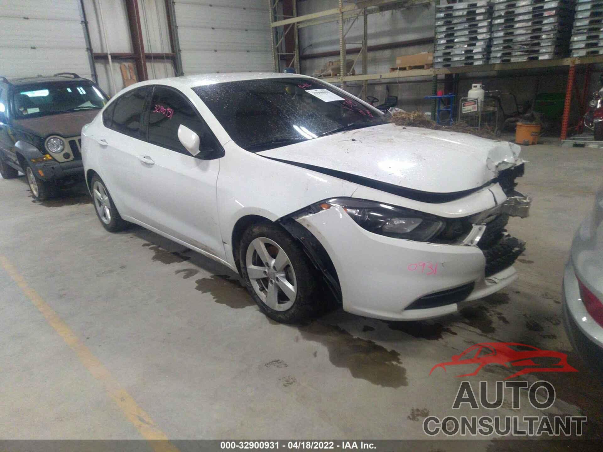 DODGE DART 2016 - 1C3CDFBB6GD564858