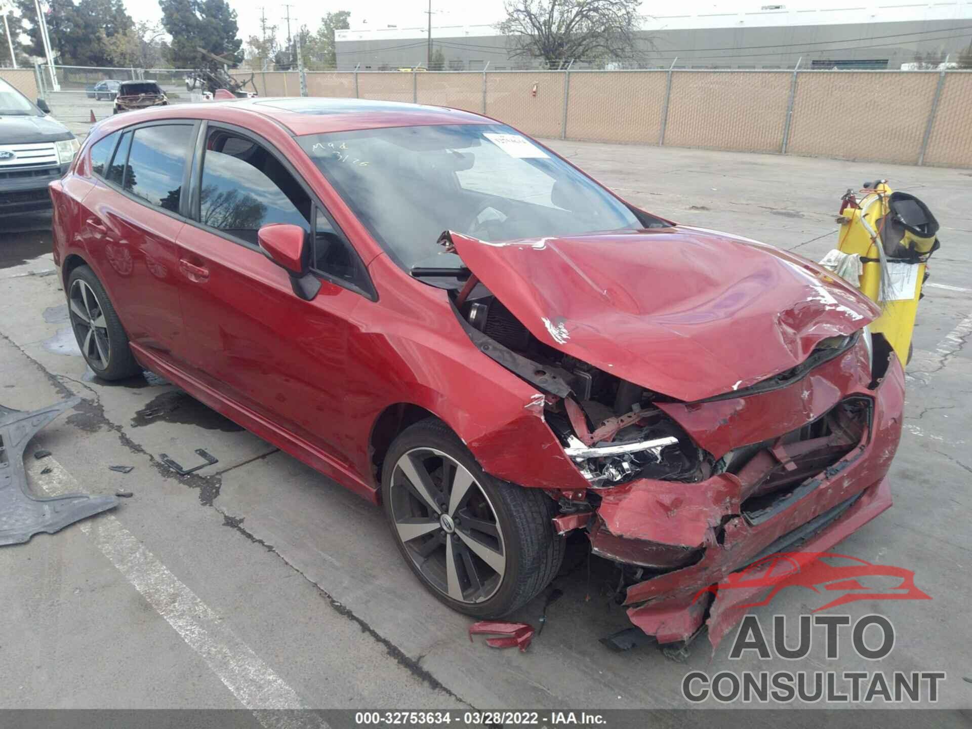 SUBARU IMPREZA 2017 - 4S3GTAM68H3721381